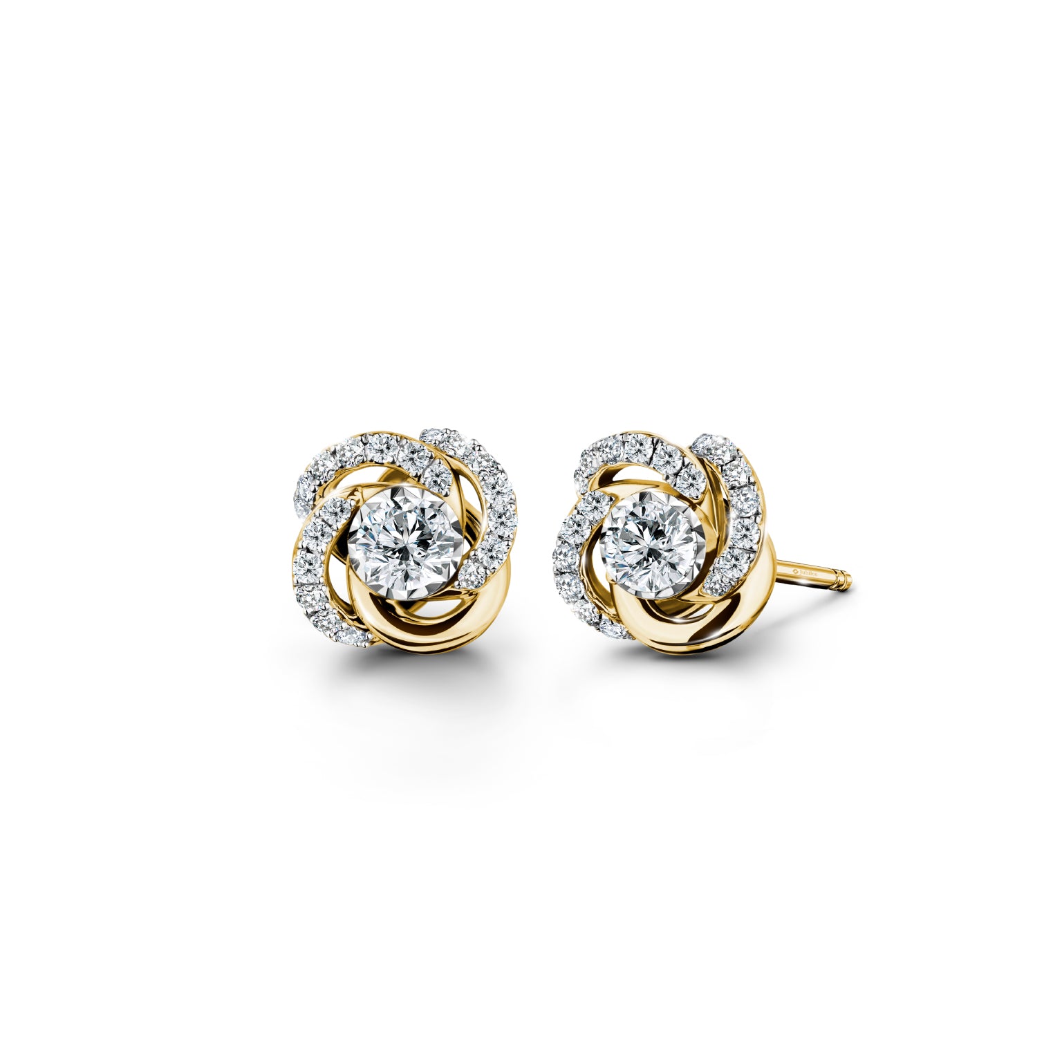 Blossom Stud Earrings Diamond