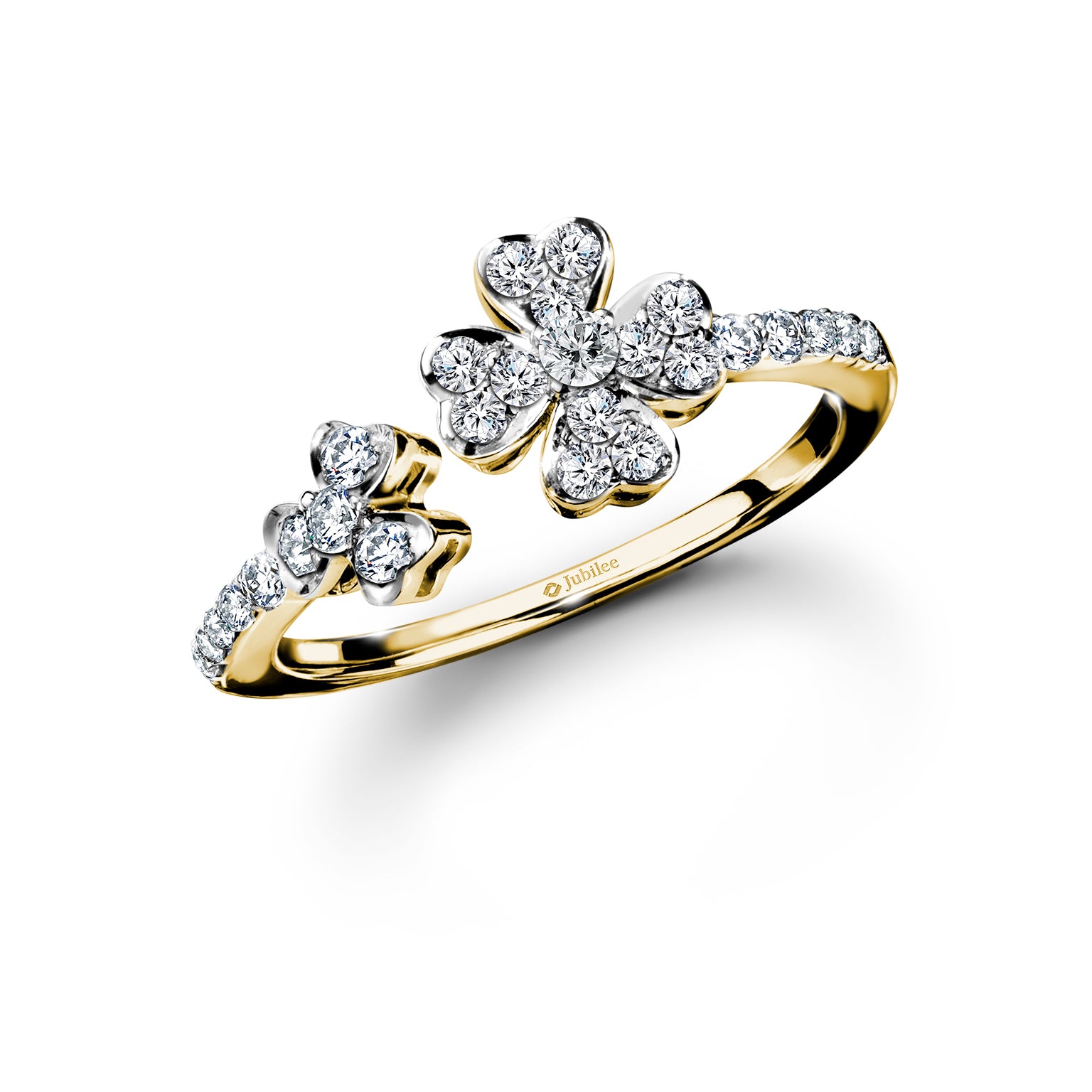 แหวนเพชร Charming Luck Clover Ring