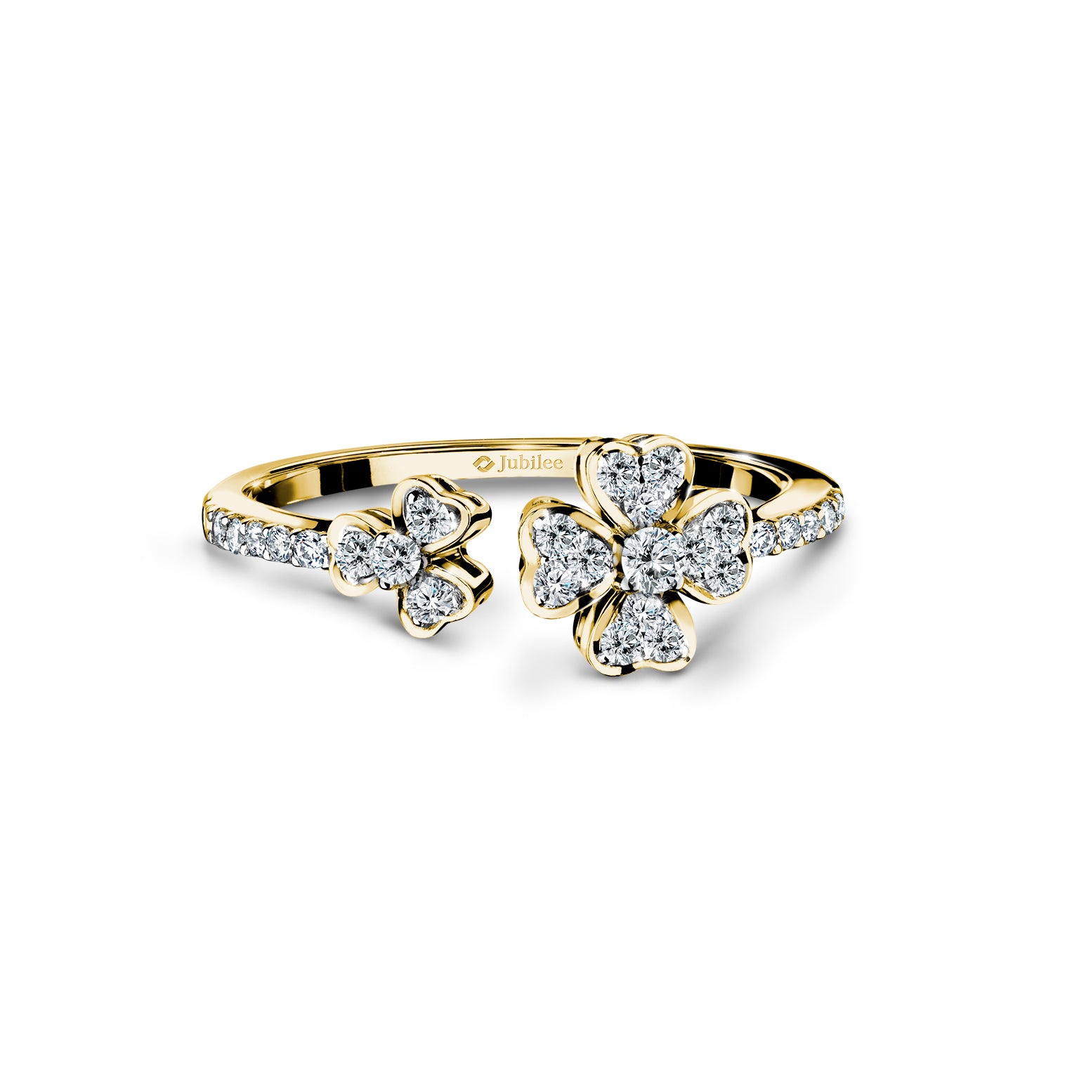 แหวนเพชร Charming Luck Clover Ring