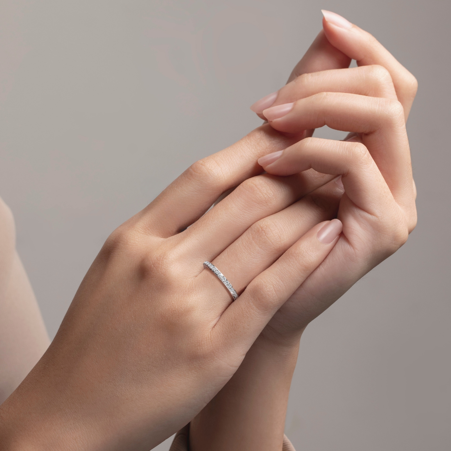 Atelier Modernist Line Diamond Ring