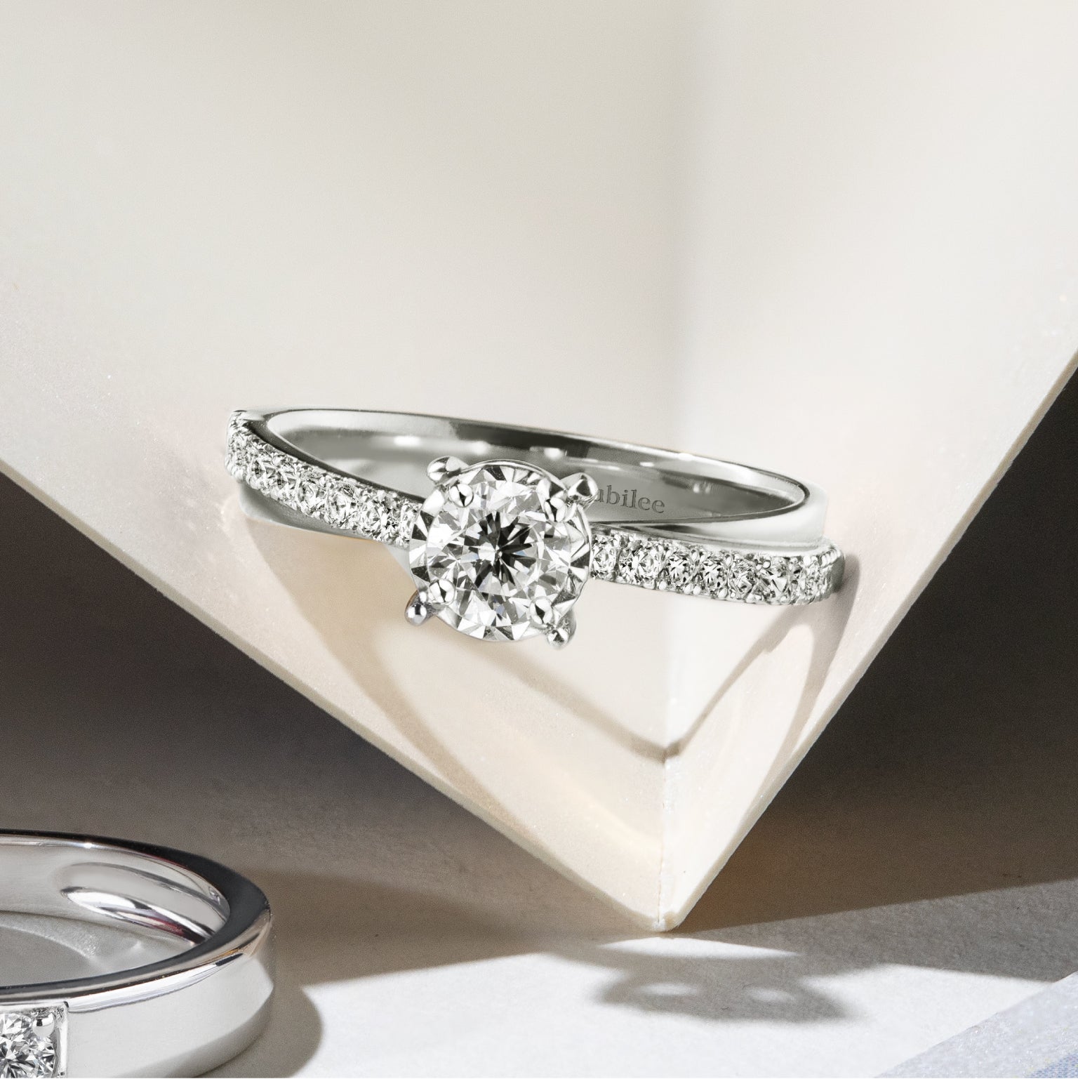 แหวนเพชร Classic diamond solitaire Ring