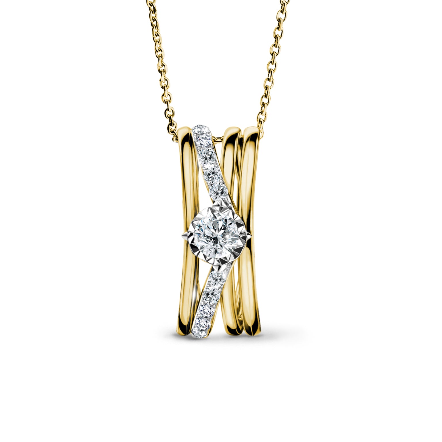 จี้เพชร Dancing Line Pendant