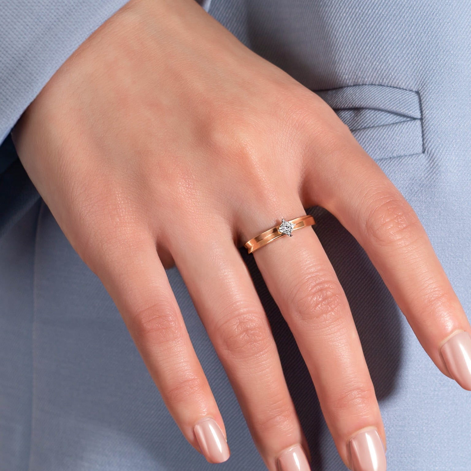 แหวนเพชร Dazzling Single Ring