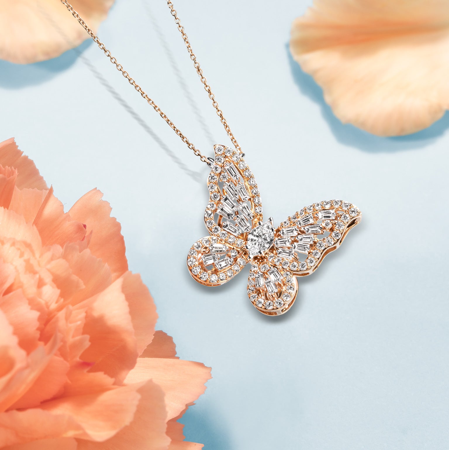 Dynasty Butterfly Sparkle Pendant