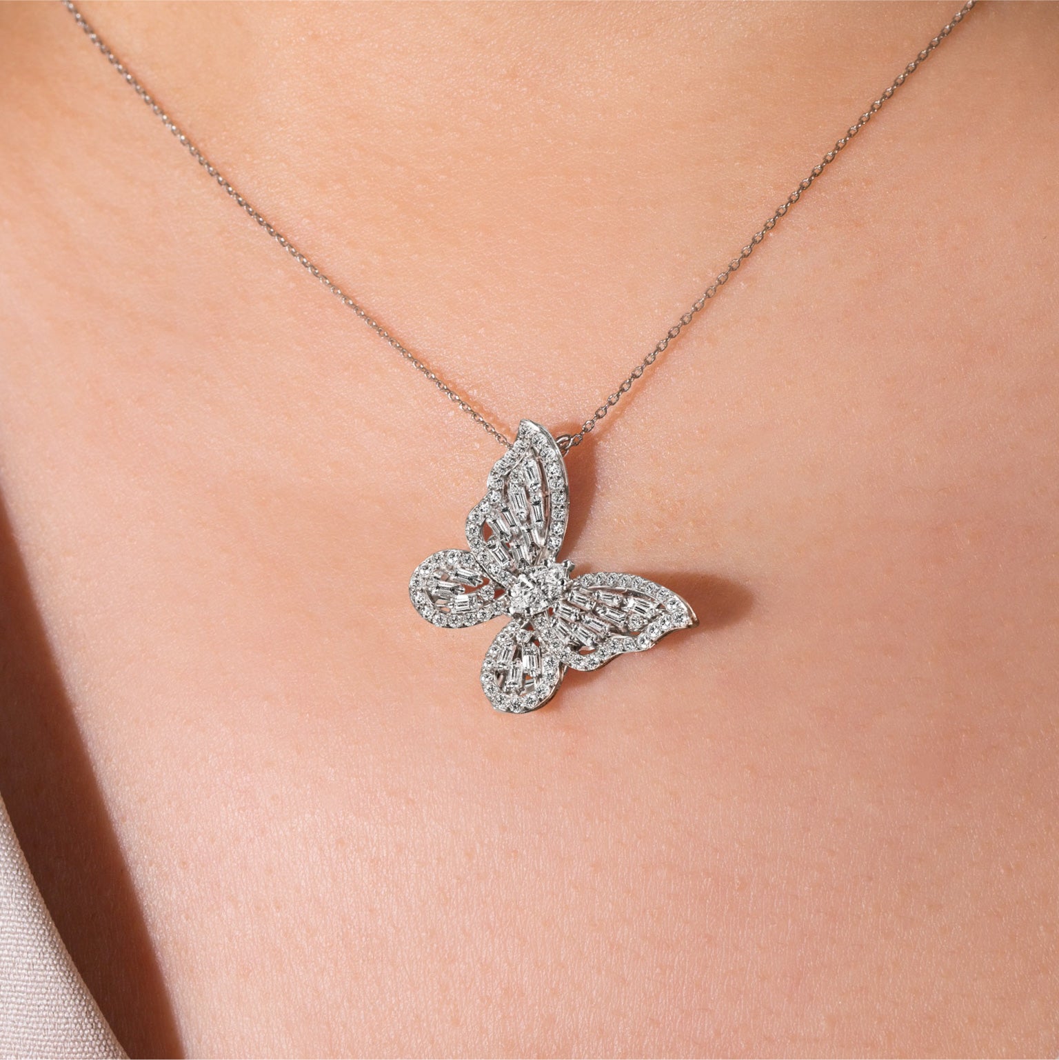 Dynasty Butterfly Sparkle Pendant