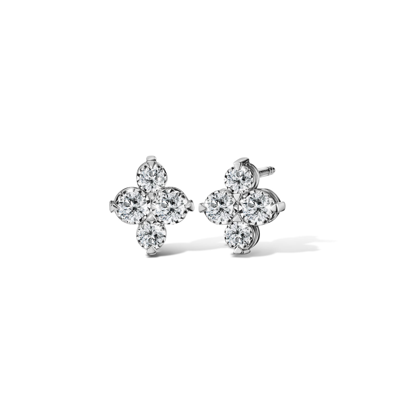 ต่างหูเพชร Barringtonia Earrings