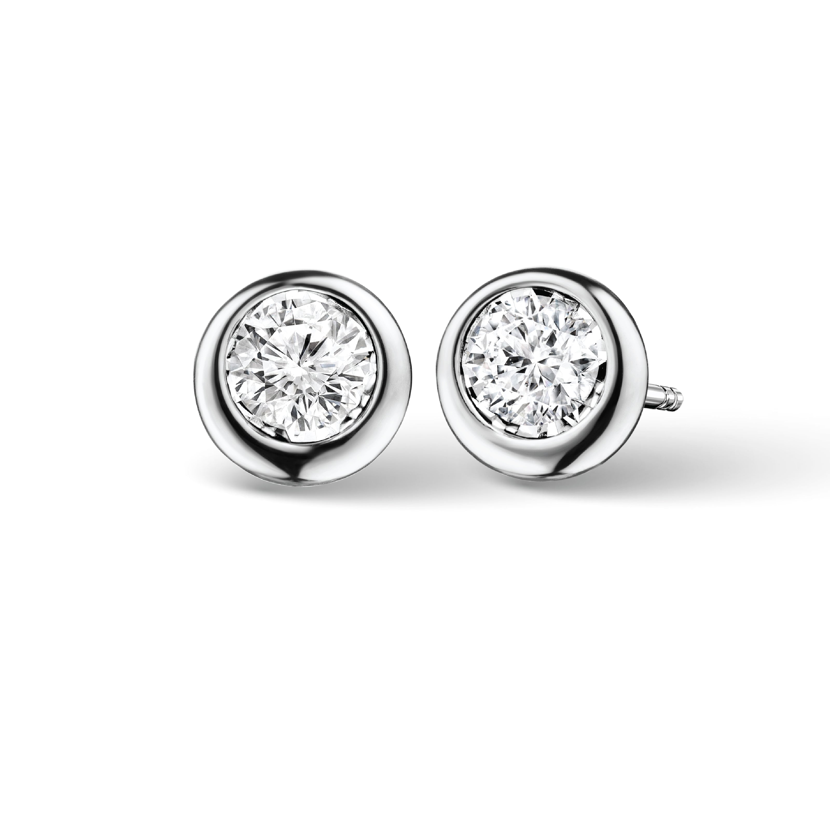 ต่างหูเพชร DROP OF ETERNITY STUD EARRINGS