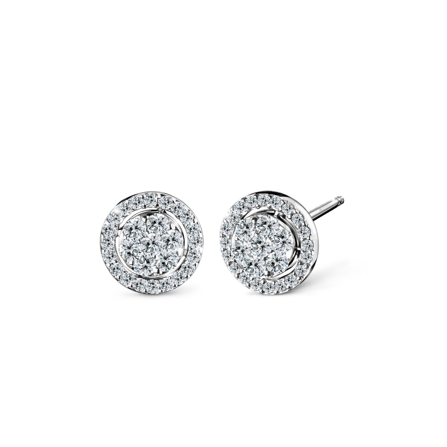 ต่างหูเพชร Floriss Earrings Diamond