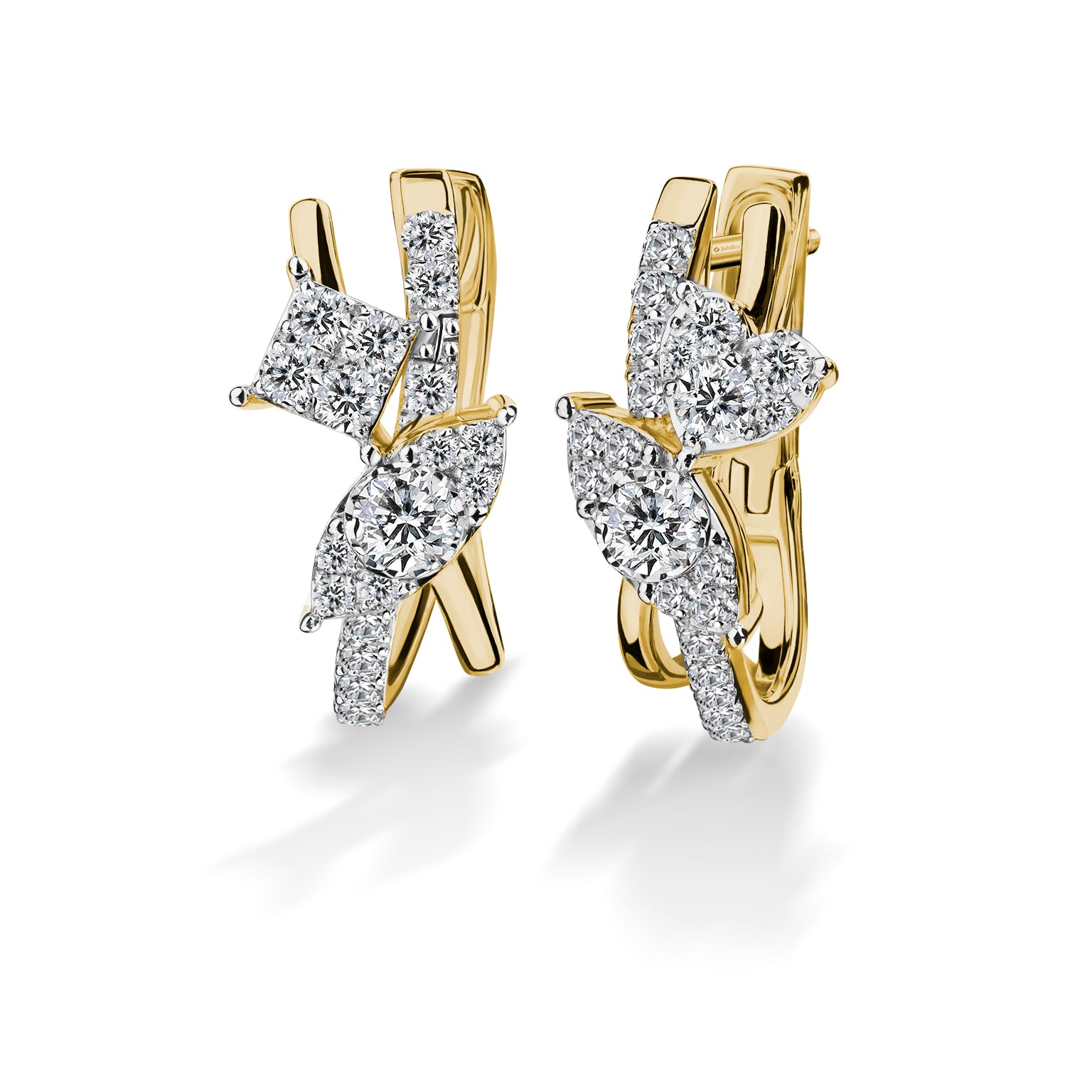 GENTLE SPROUT EARRINGS diamond earrings