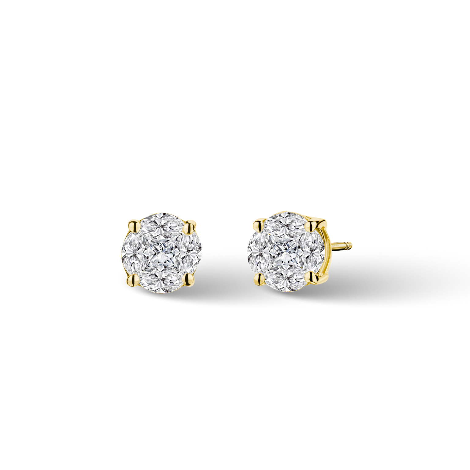 Glistening Magic Studs Diamond Earrings
