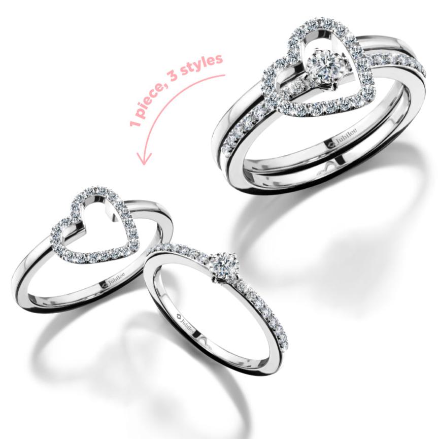 แหวนเพชร Beloved Brilliance: Love Beam Ring