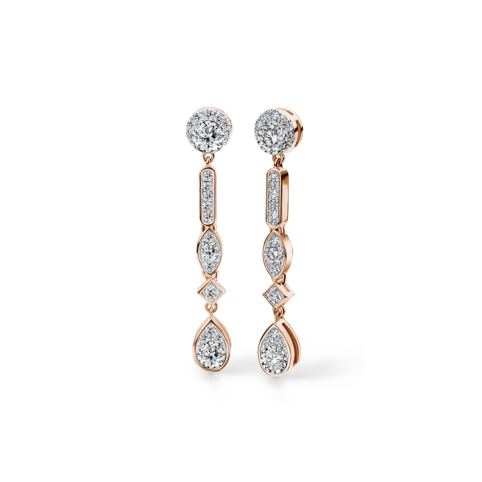 Larme d'Amour Ronde Céleste Diamond Earrings