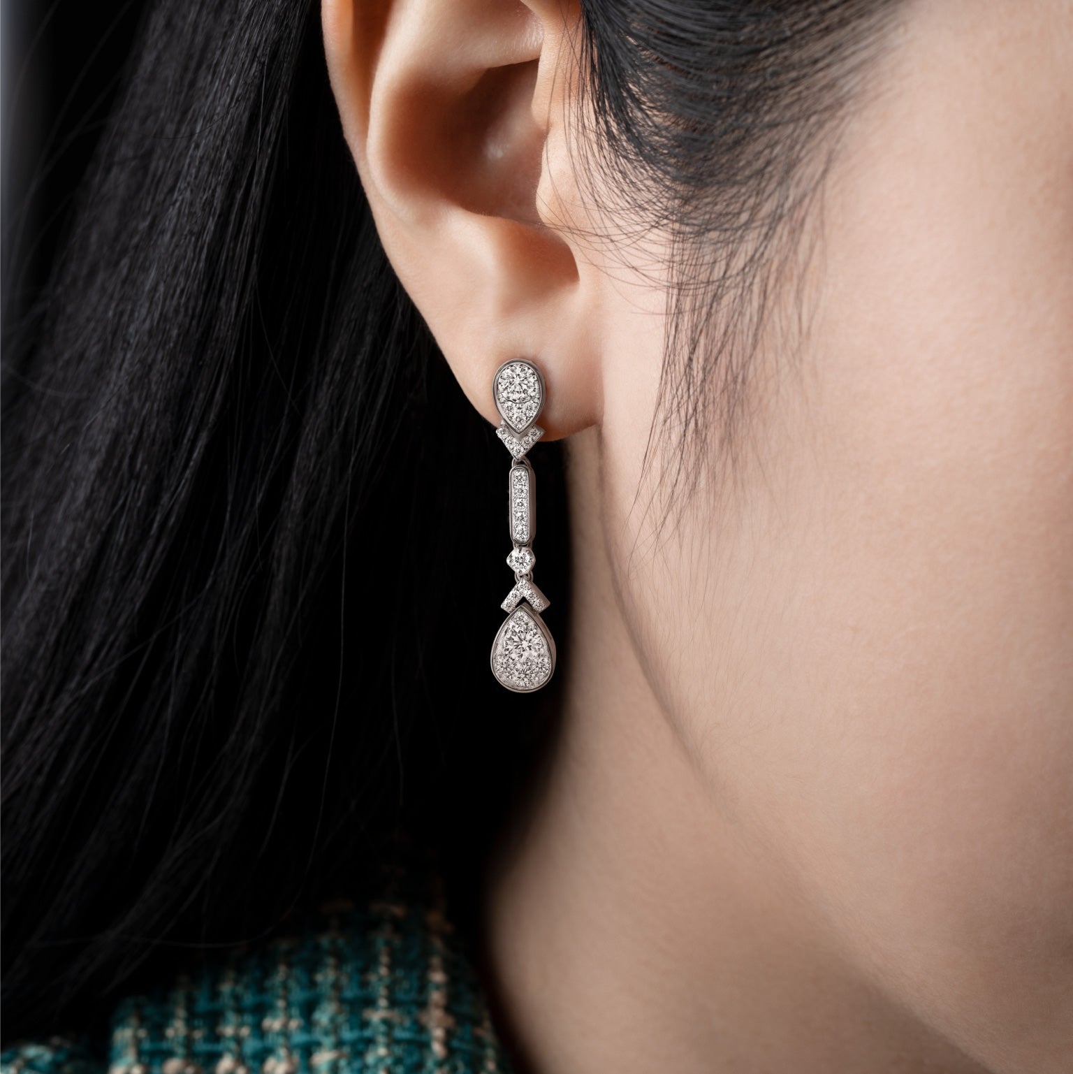 Larme d'Amour Rosée Céleste Diamond Earrings