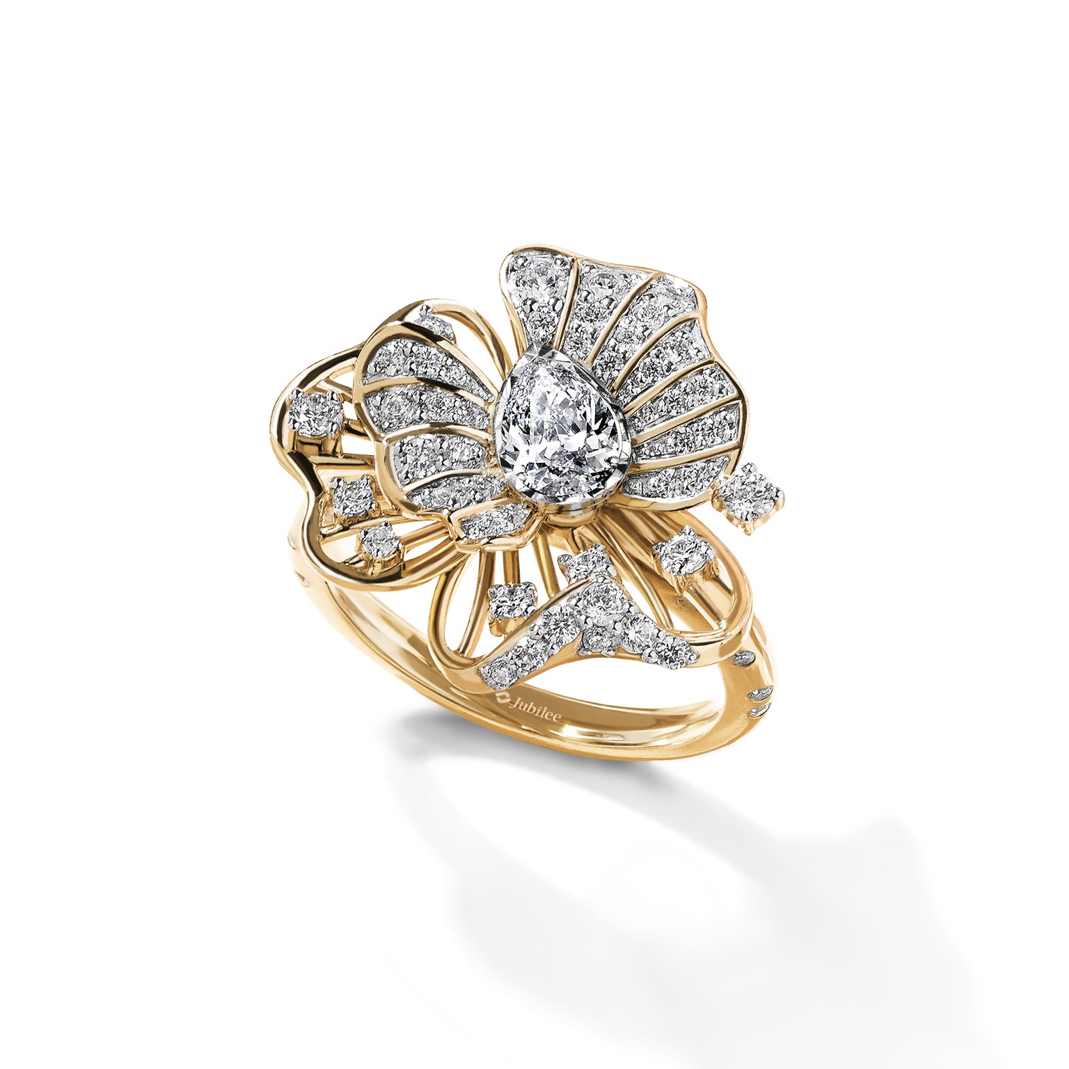 Le Ruban Fleur Ring Diamond Ring