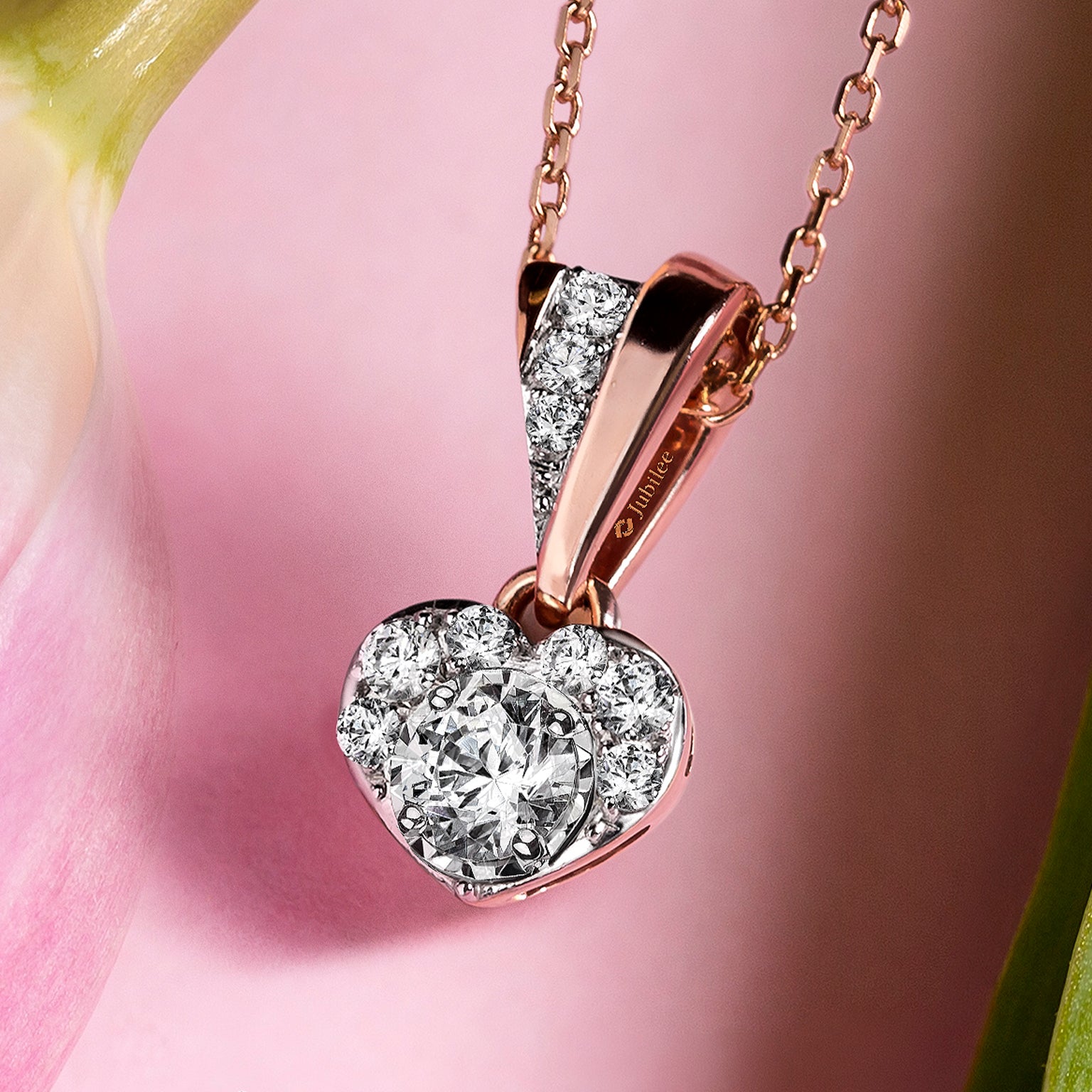 Love Blooming Heart Pendant