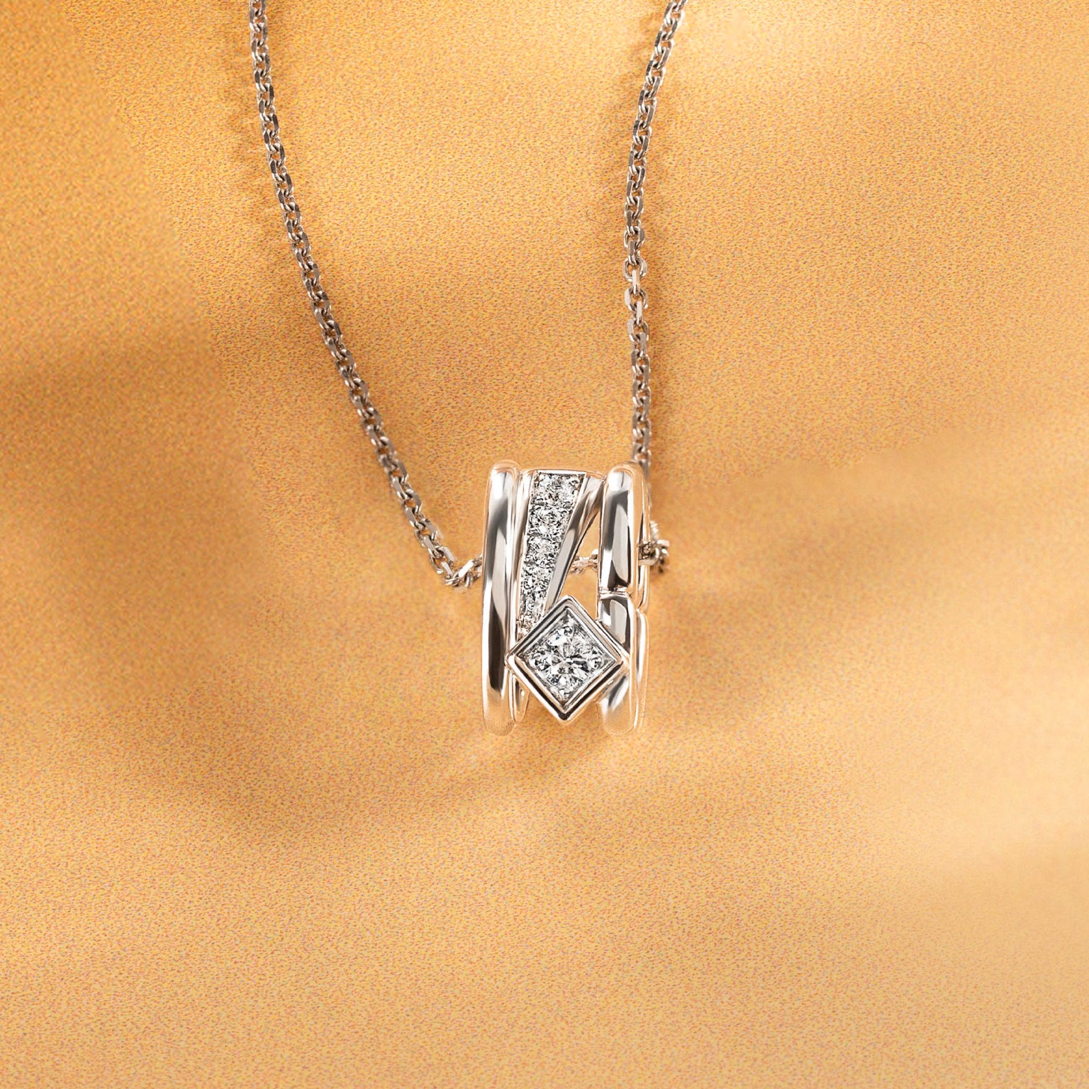 Lumiere Brique Fancy Tube Pendant