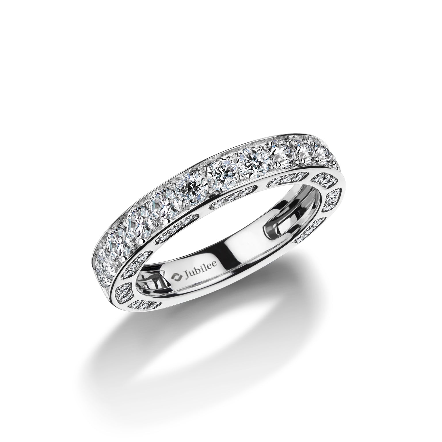 แหวนเพชร Modern Glamour Diamond Line Ring