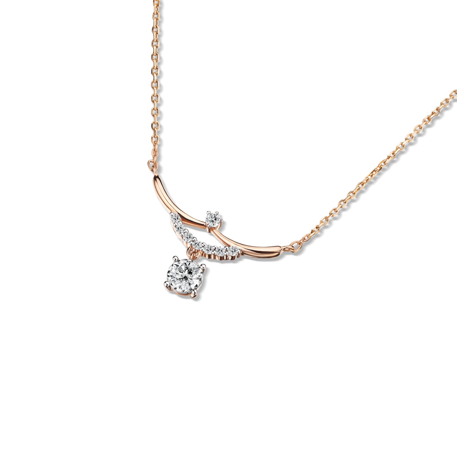 จี้เพชรพร้อมสร้อยคออิตาลี Victorious Bloom Empress Pendant Necklace with Chain