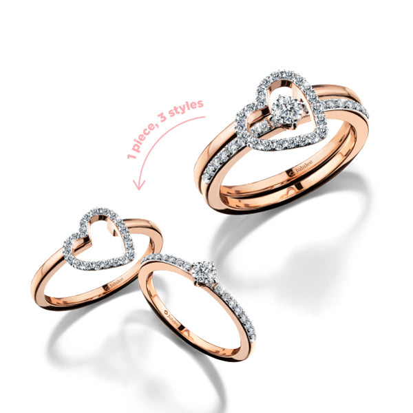 แหวนเพชร Beloved Brilliance: Love Beam Ring