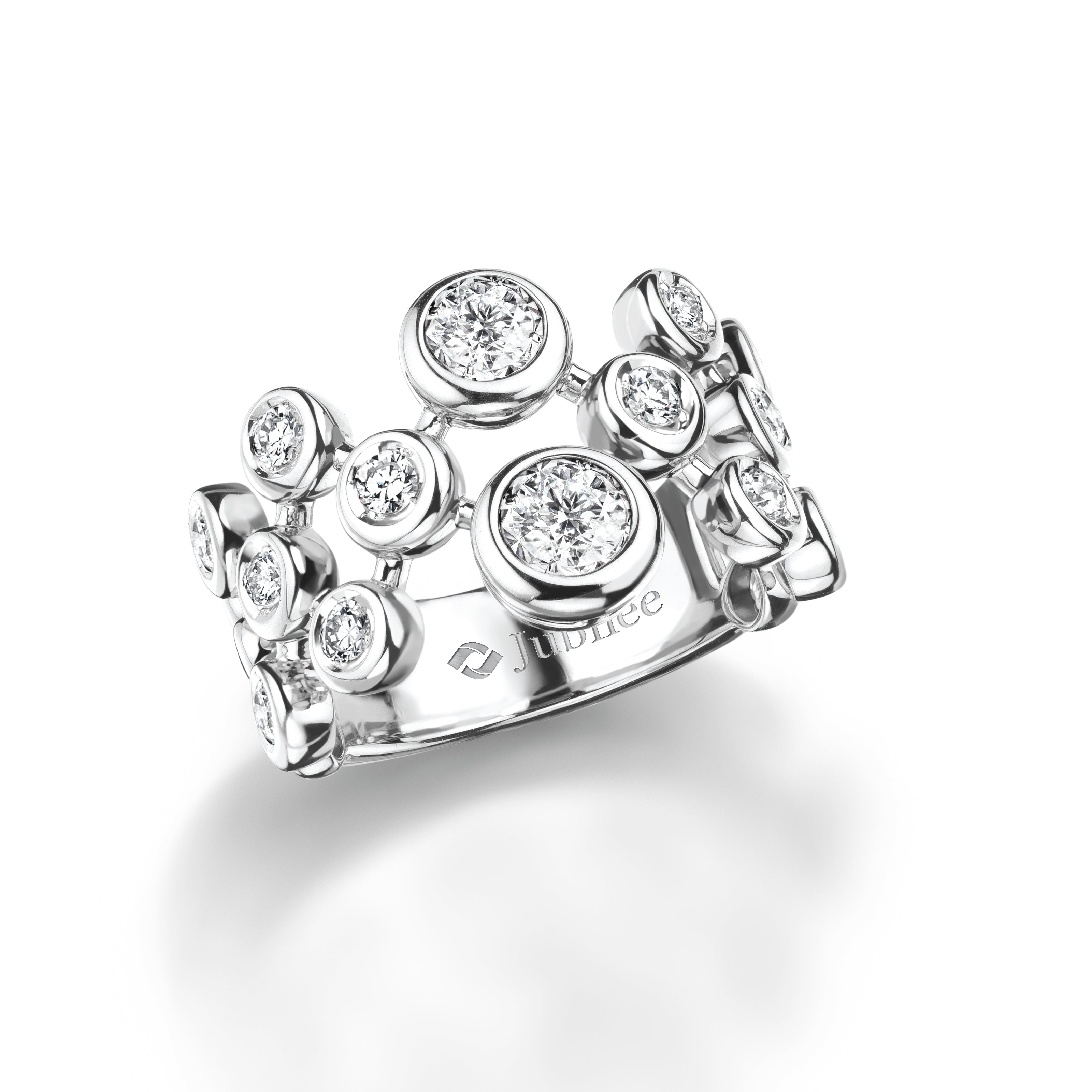 แหวนเพชร RIPPLE DROP OF ETERNITY RING