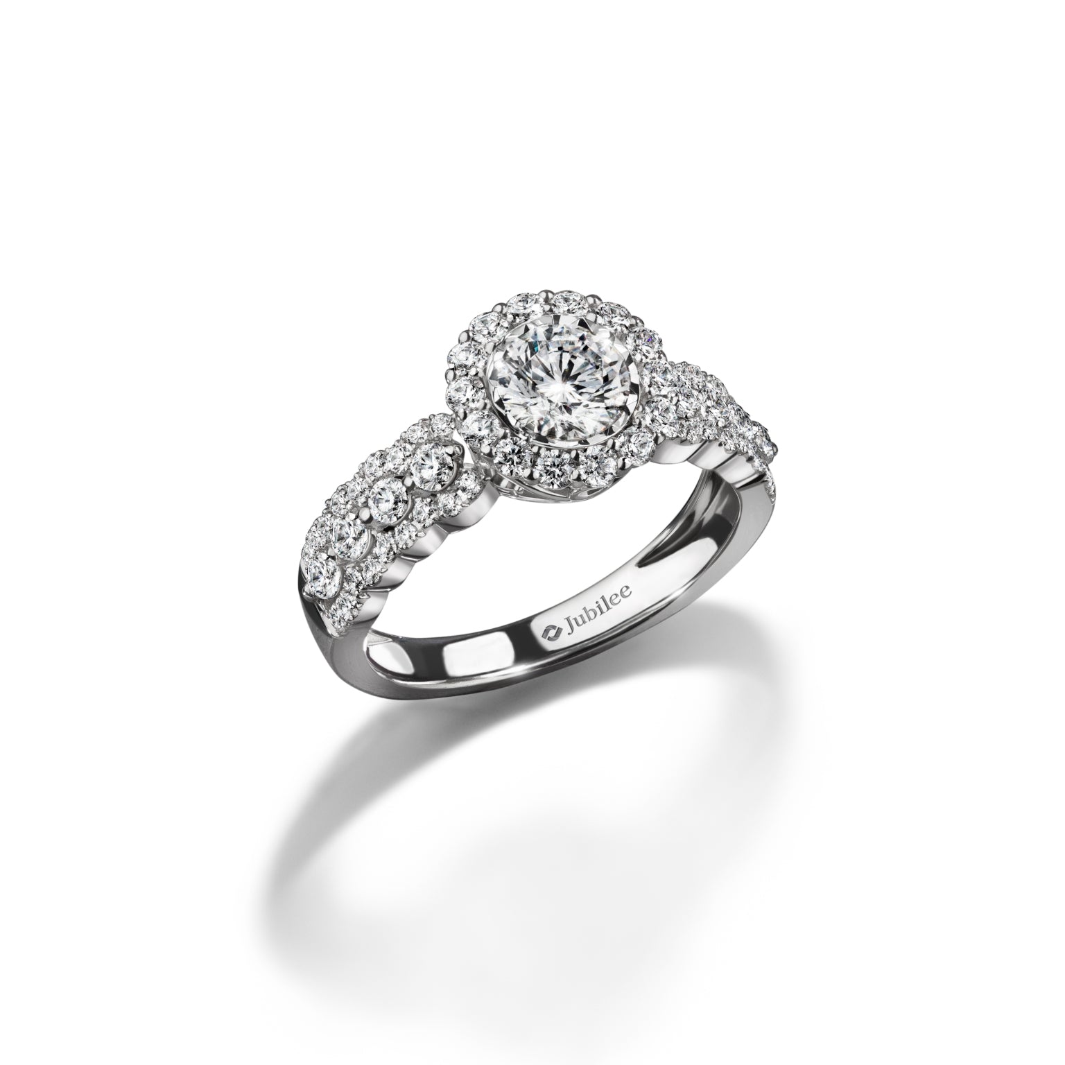 แหวนเพชร Radiant Halo Grace Ring