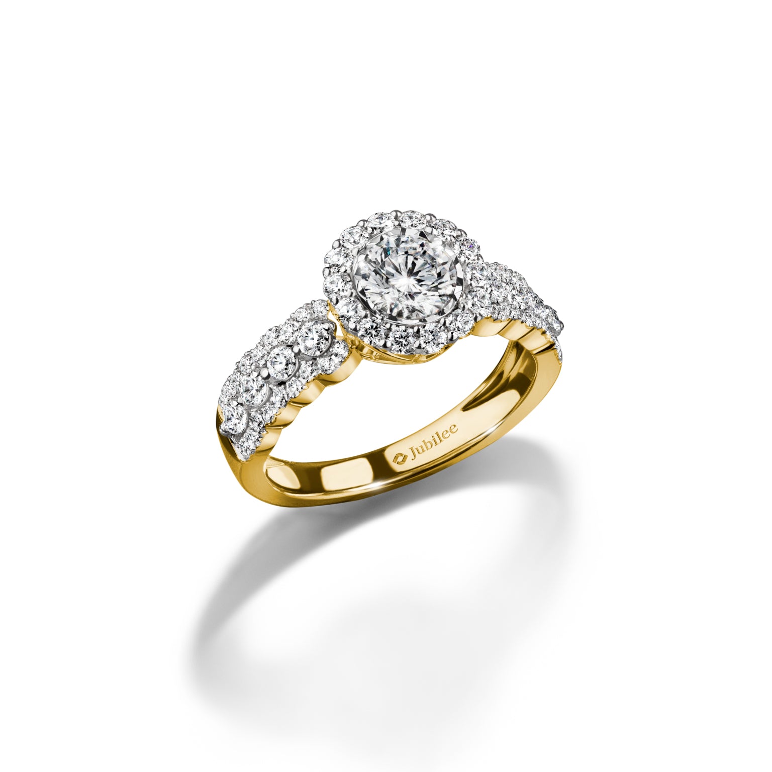 แหวนเพชร Radiant Halo Grace Ring