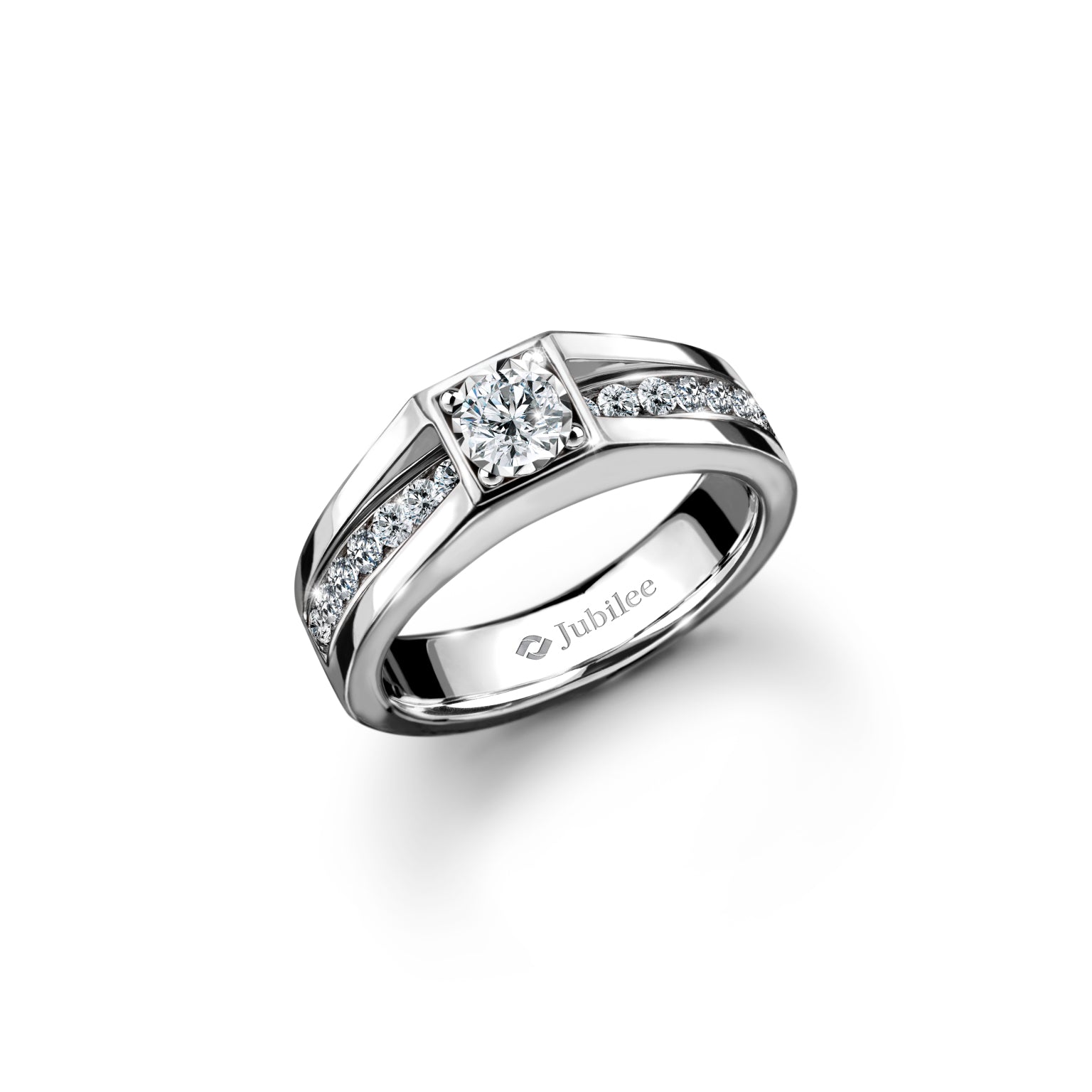 แหวนเพชร Smart Square Diamond Ring