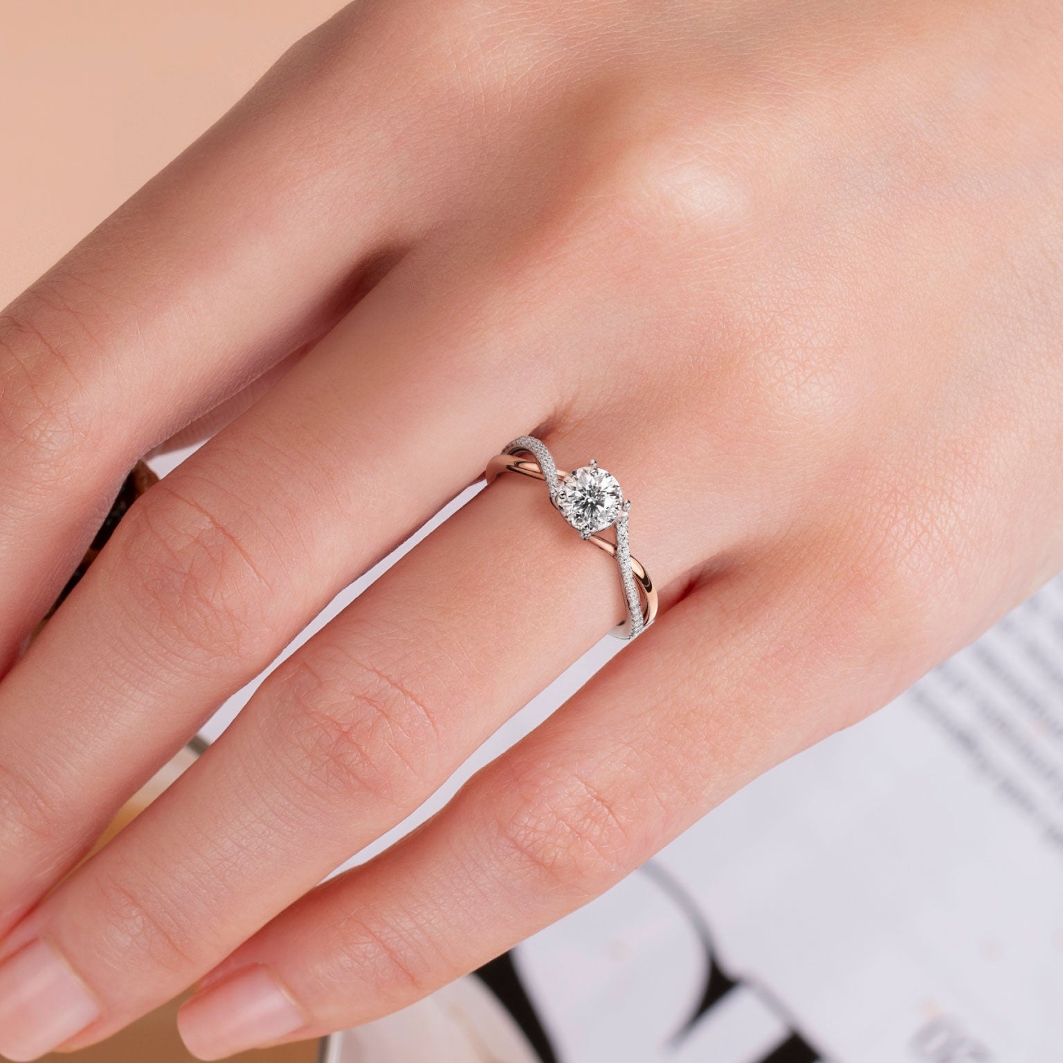 แหวนเพชร Solitaire Timeless Charm Ring
