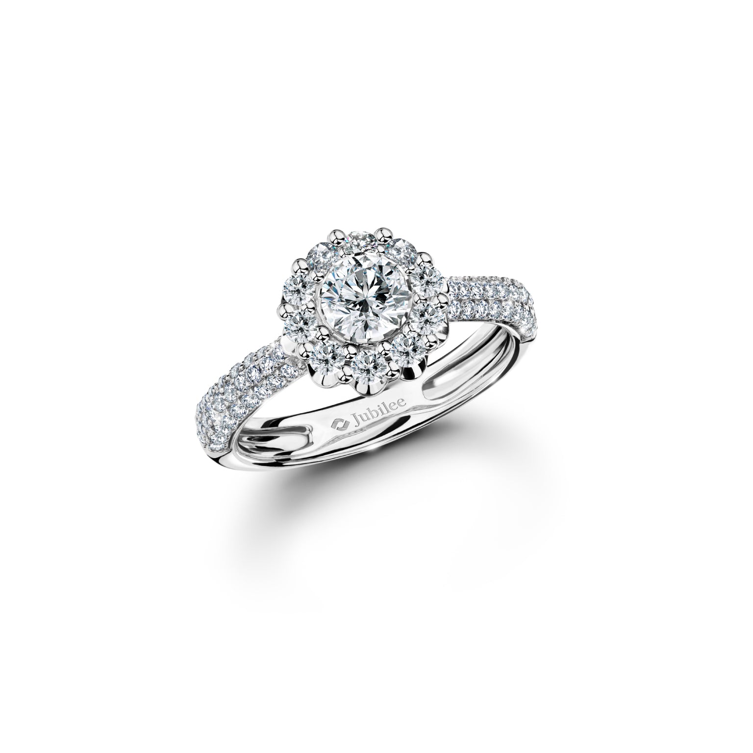 แหวนเพชร Sparkle Peony Ring