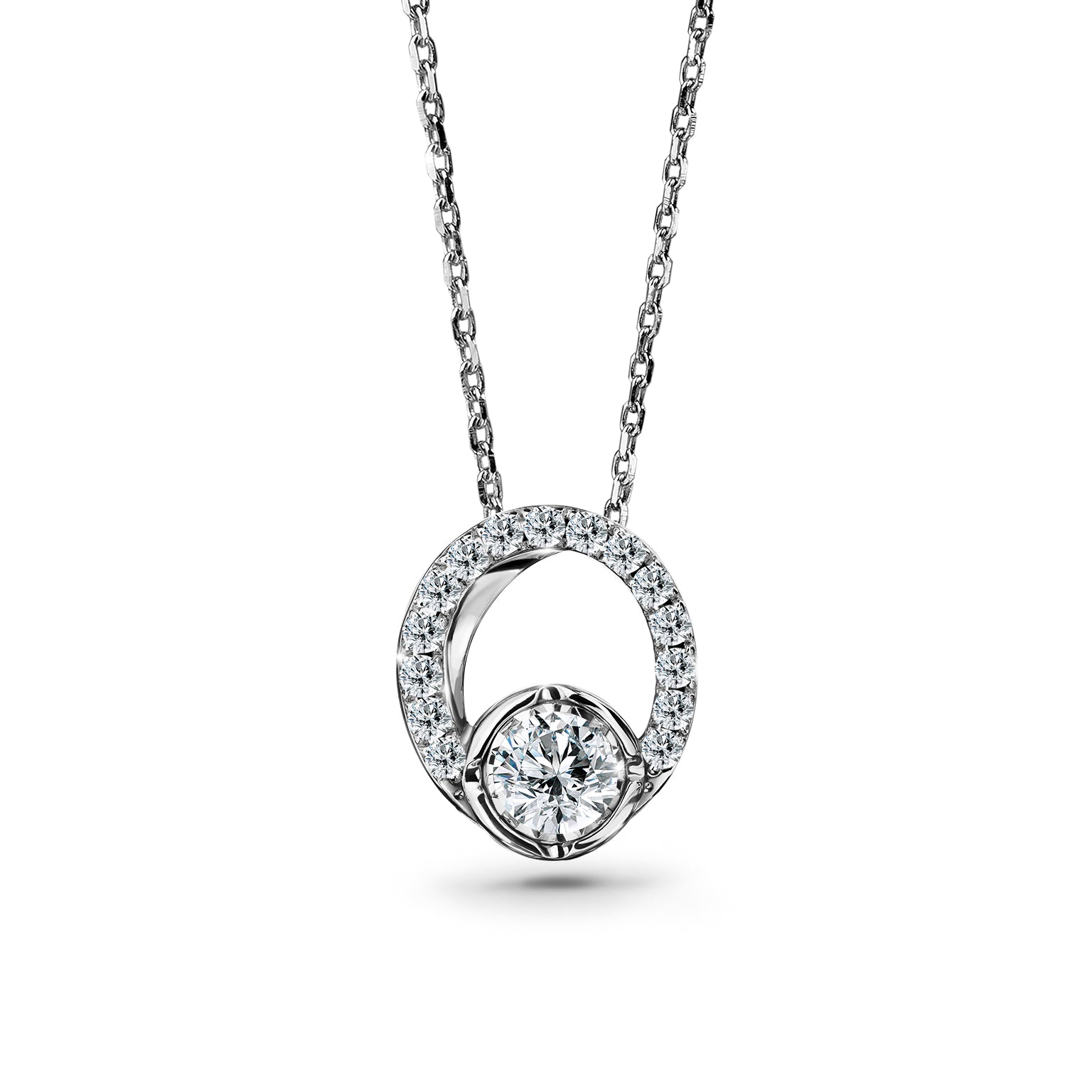 จี้เพชร The Gleaming Spheroid Pendant