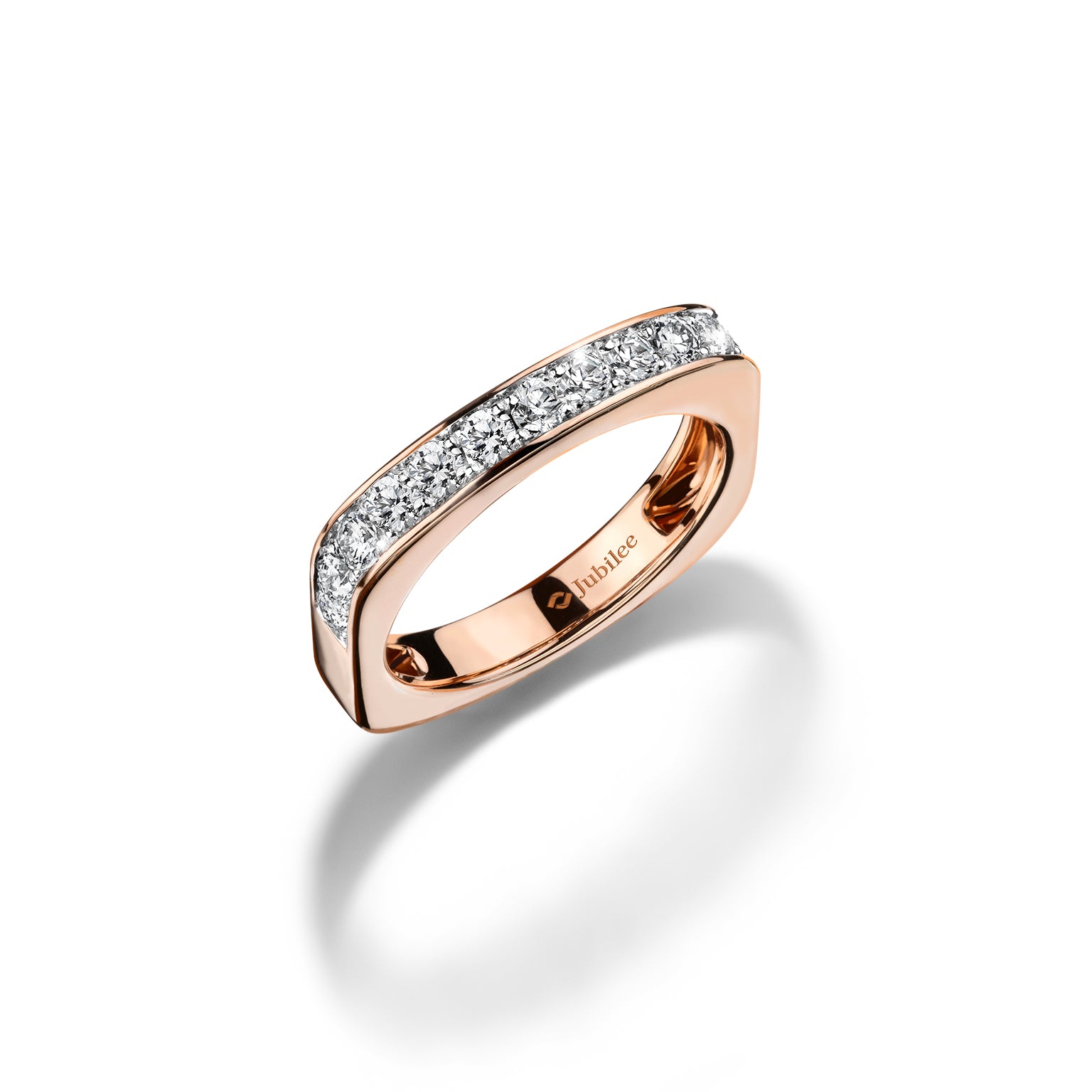 แหวนเพชร The Line of Luck Ring