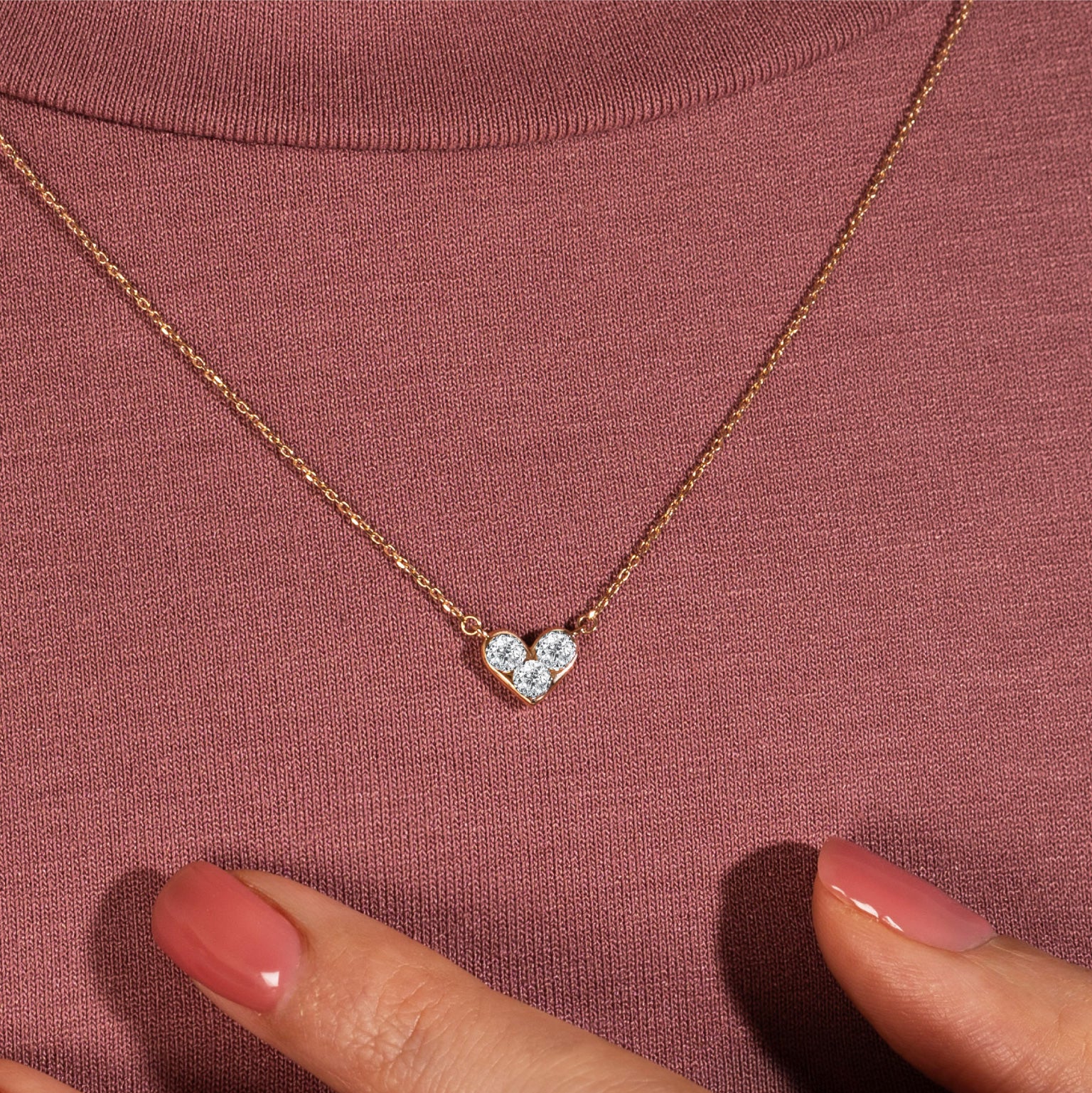 จี้เพชรพร้อมสร้อยคอ The Love's Promise Pendant with Chain