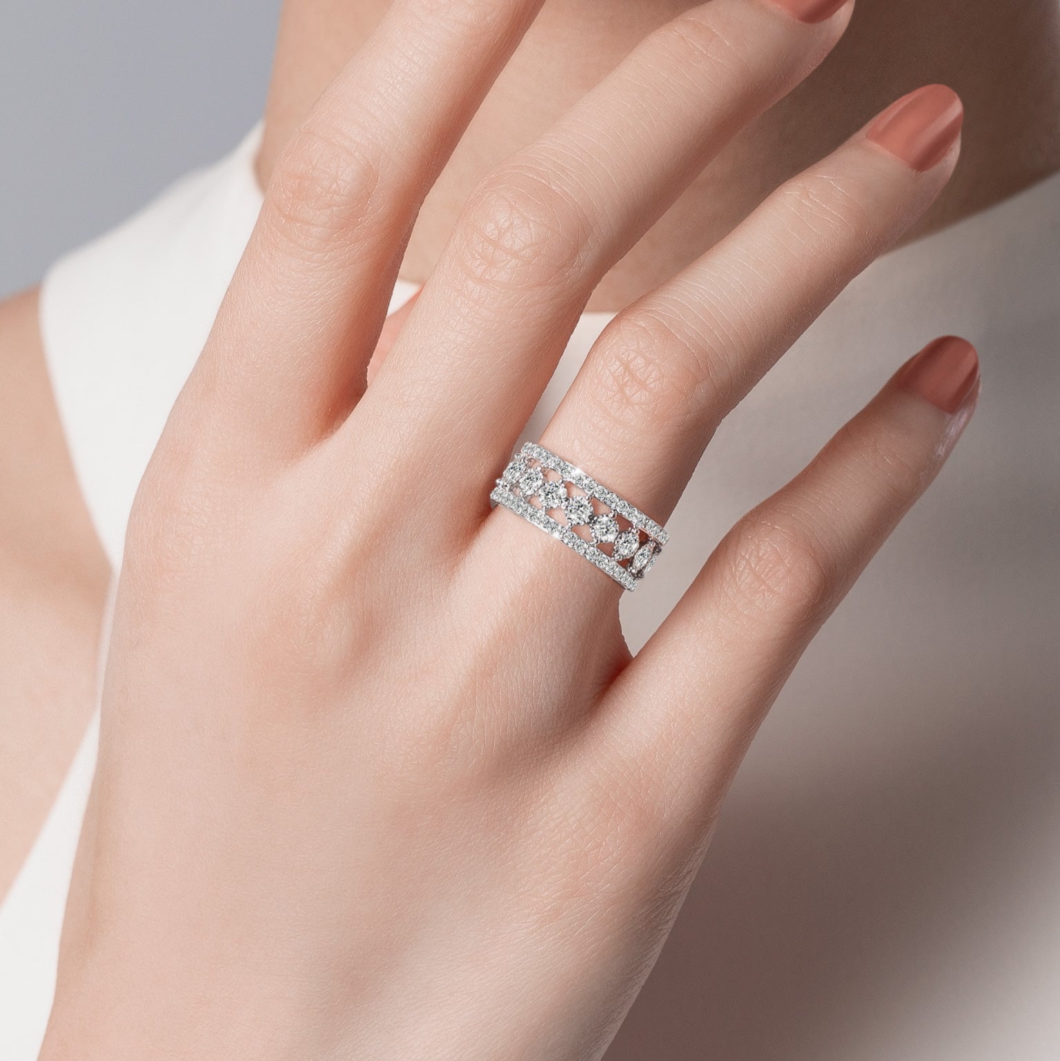 The Triple Superior Band Ring