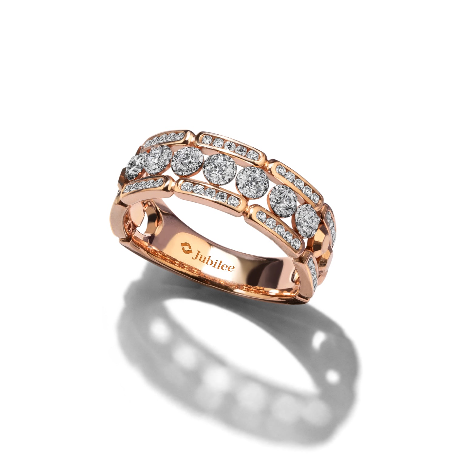 Treillage Glam Baroque Diamond Ring