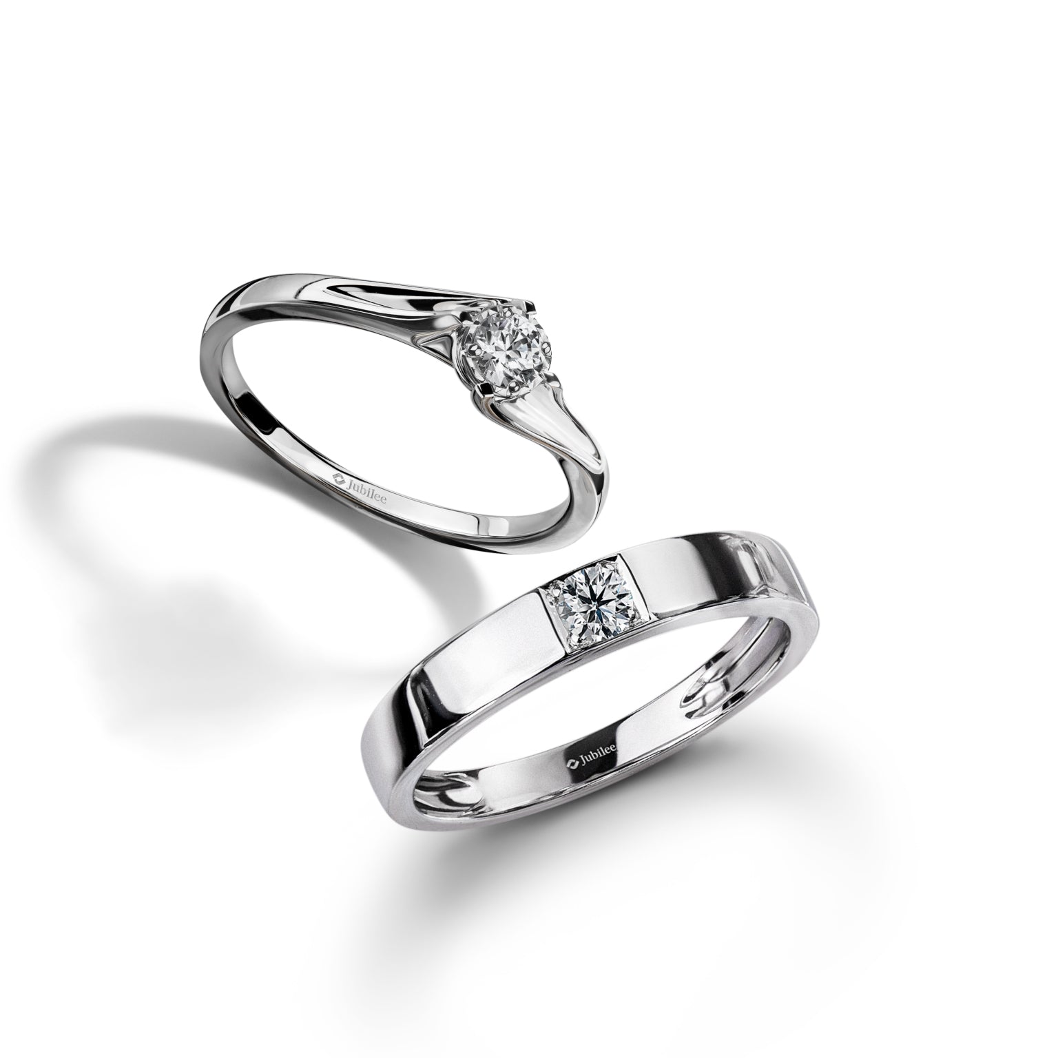 Journey of Love Solitare Ring & Padriac Diamond Ring