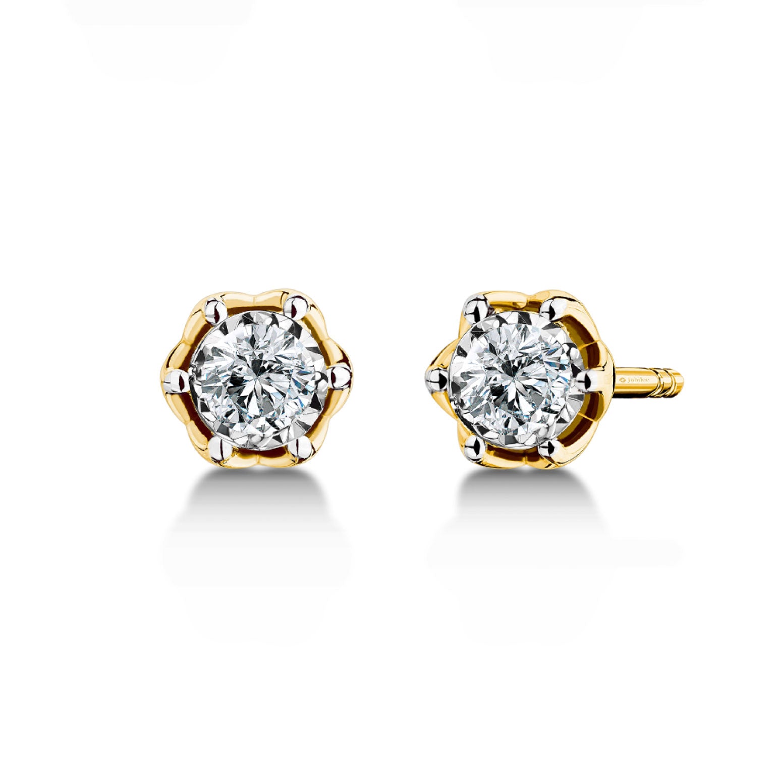 Blooming Lotus Diamond Earrings