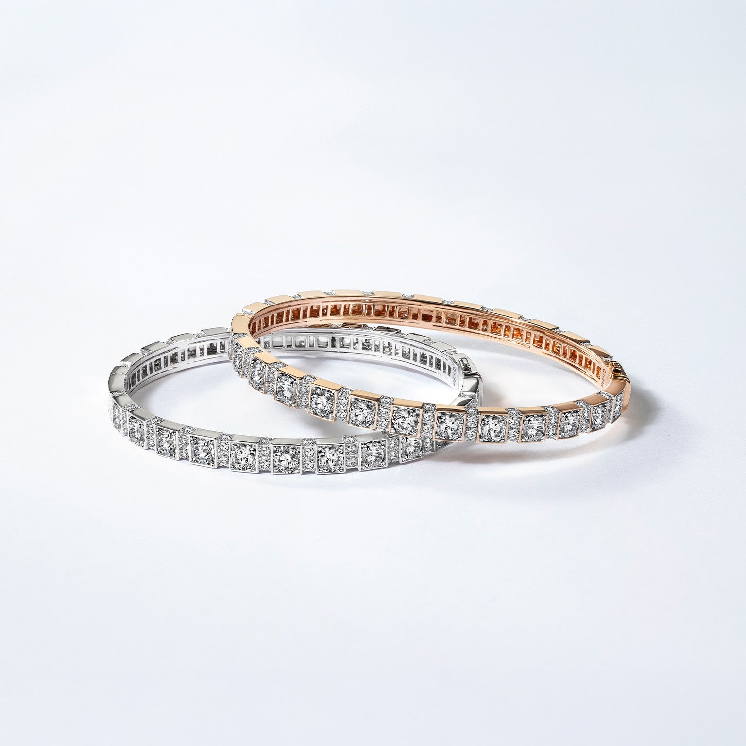 กำไลข้อมือเพชร Sparkle Diamond Line Luminance Bangle