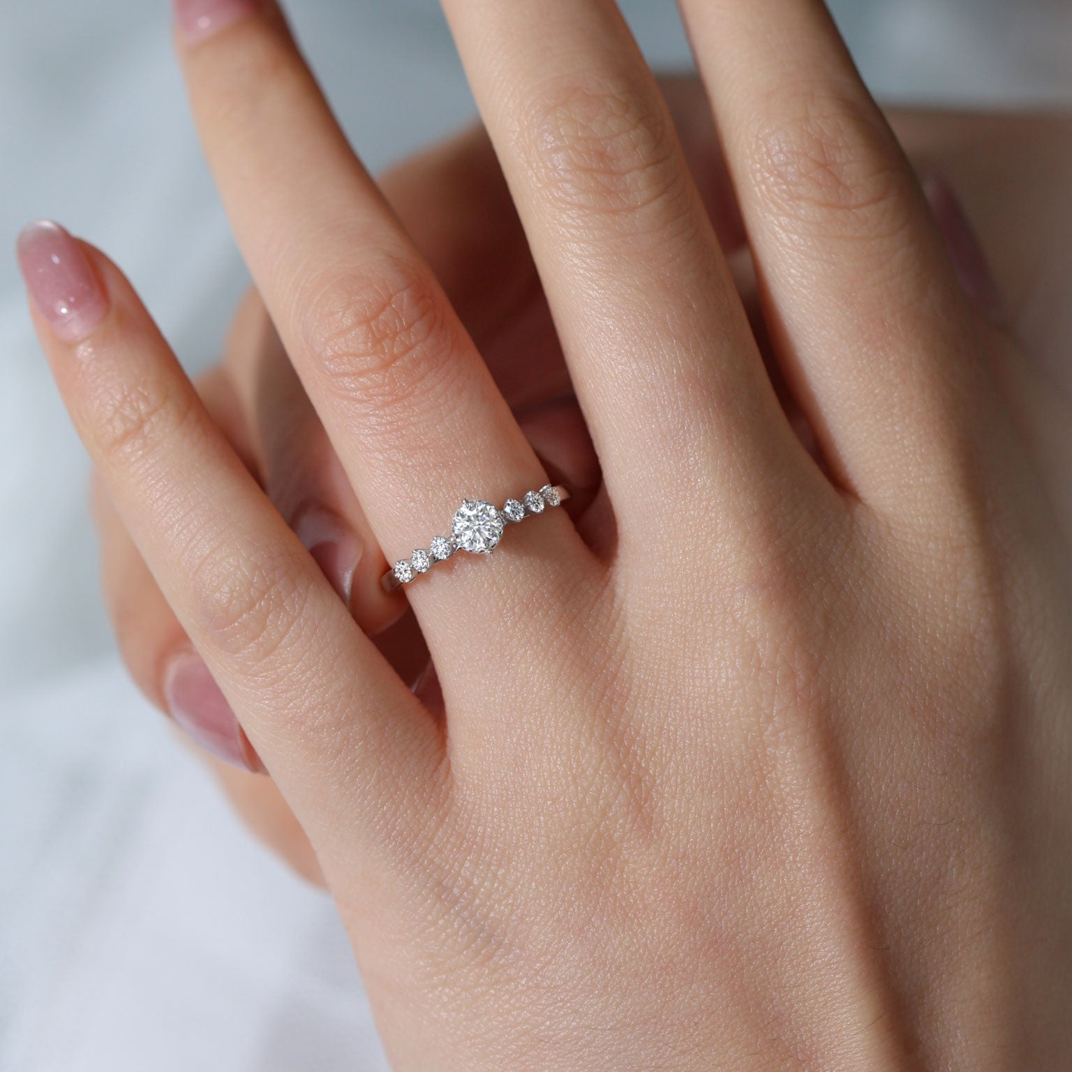 First Light's Eminence Ring (Certificate: GIA)