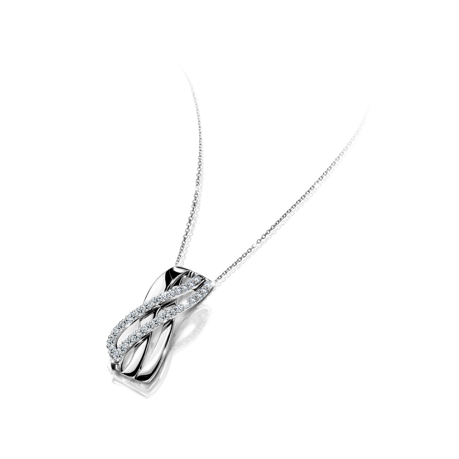 จี้เพชร Fundamental Curve Pendant