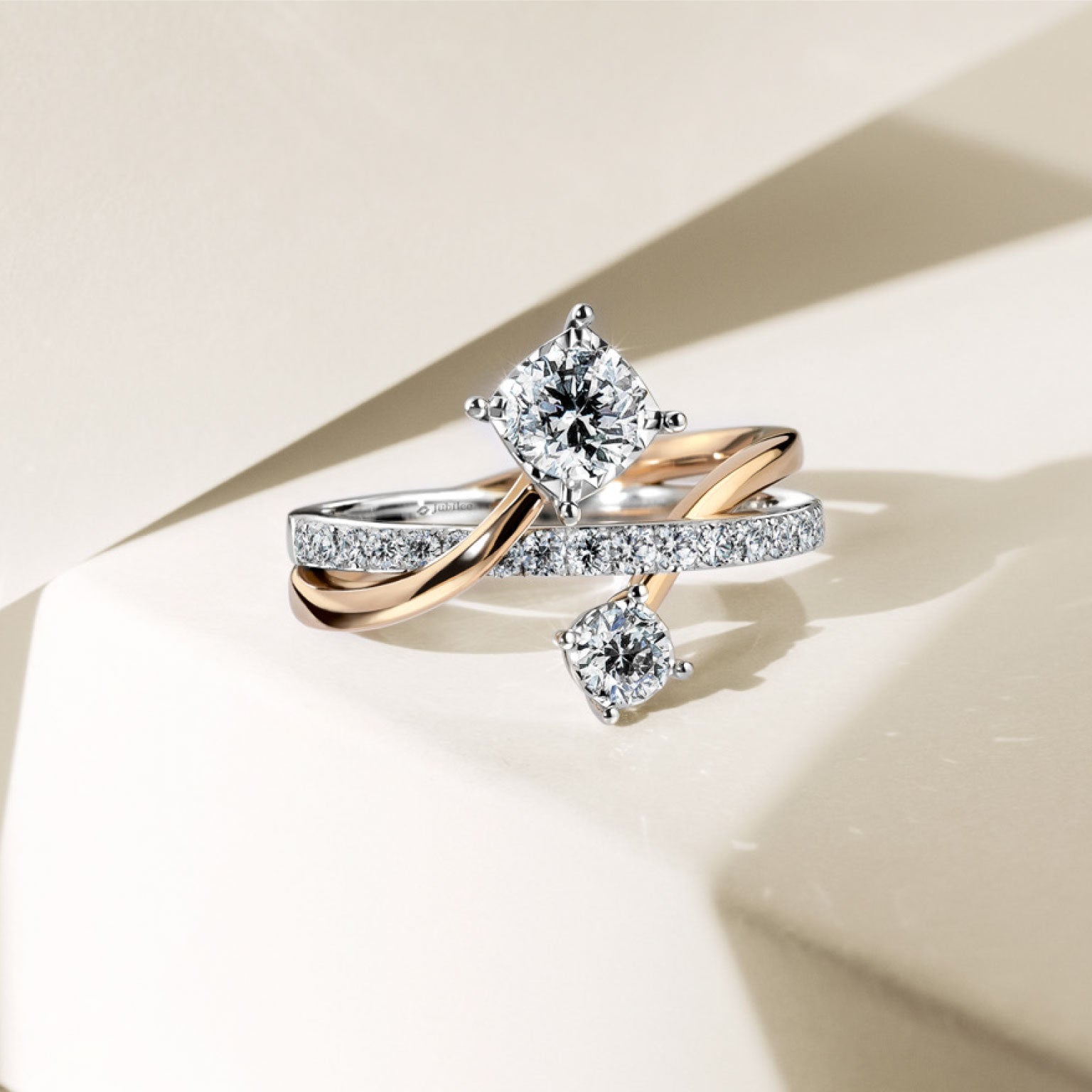 Garden of Nature Inseparble Diamond Ring (Certificate: GIA)