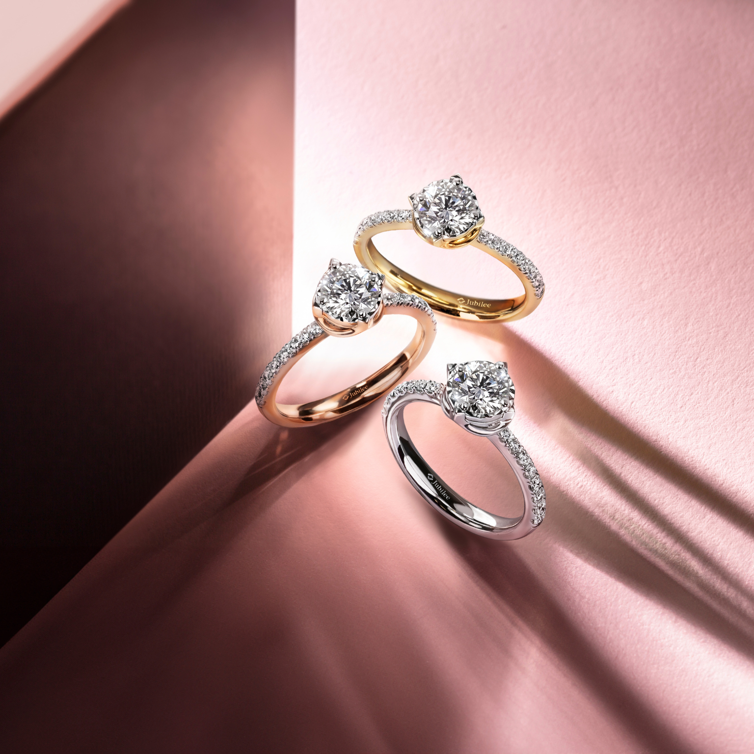 Glimmering Twilight Solitaire Diamond Ring (Certificate: GIA)