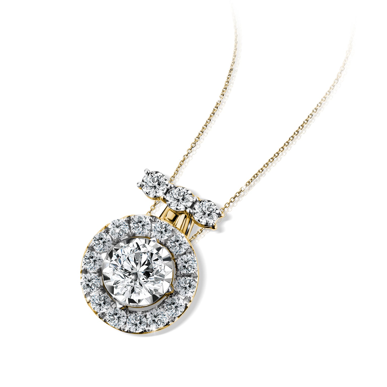 Glorious Halo Pendant (Certificate: GIA)