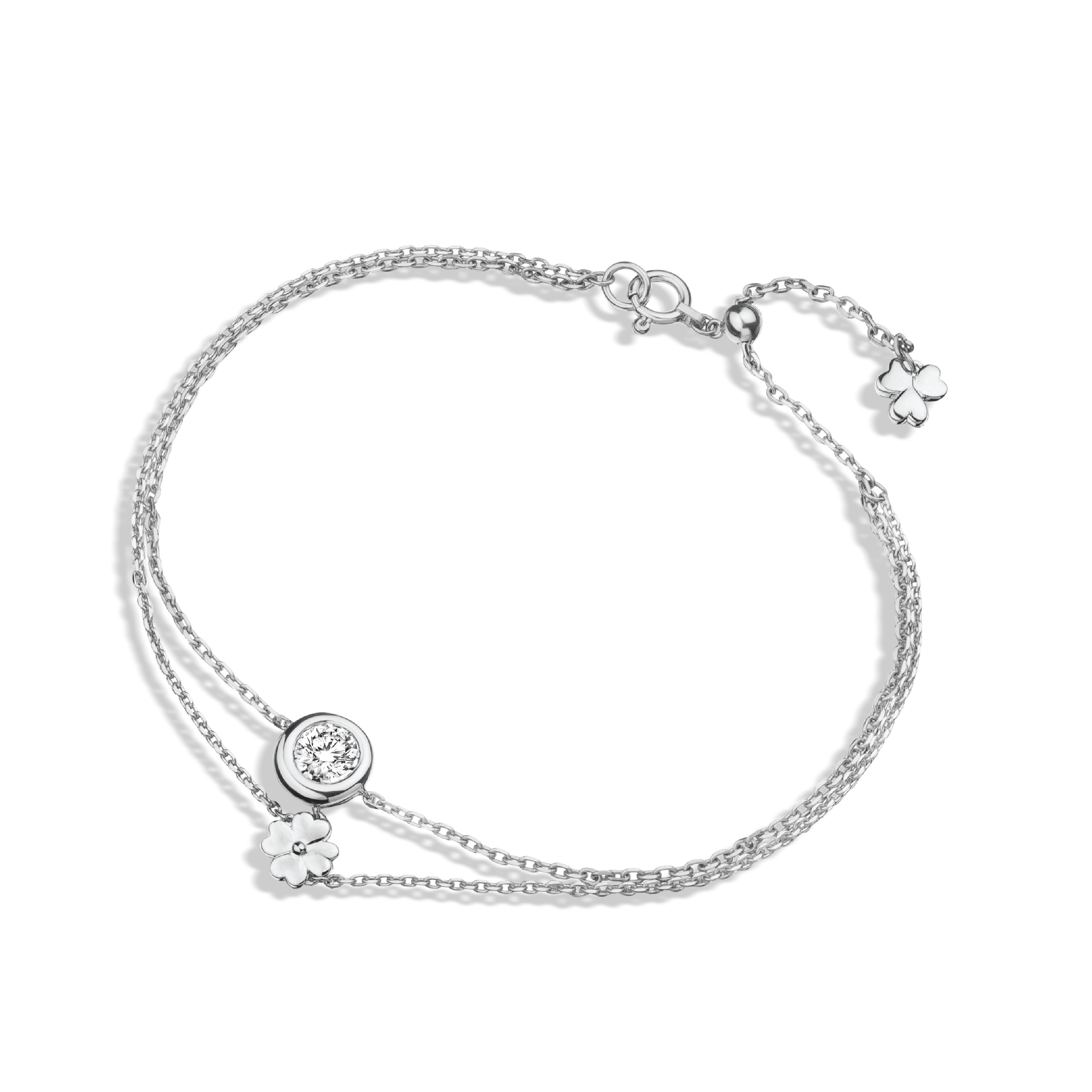 สร้อยข้อมือเพชร DOUBLE DROP OF ETERNITY BRACELET