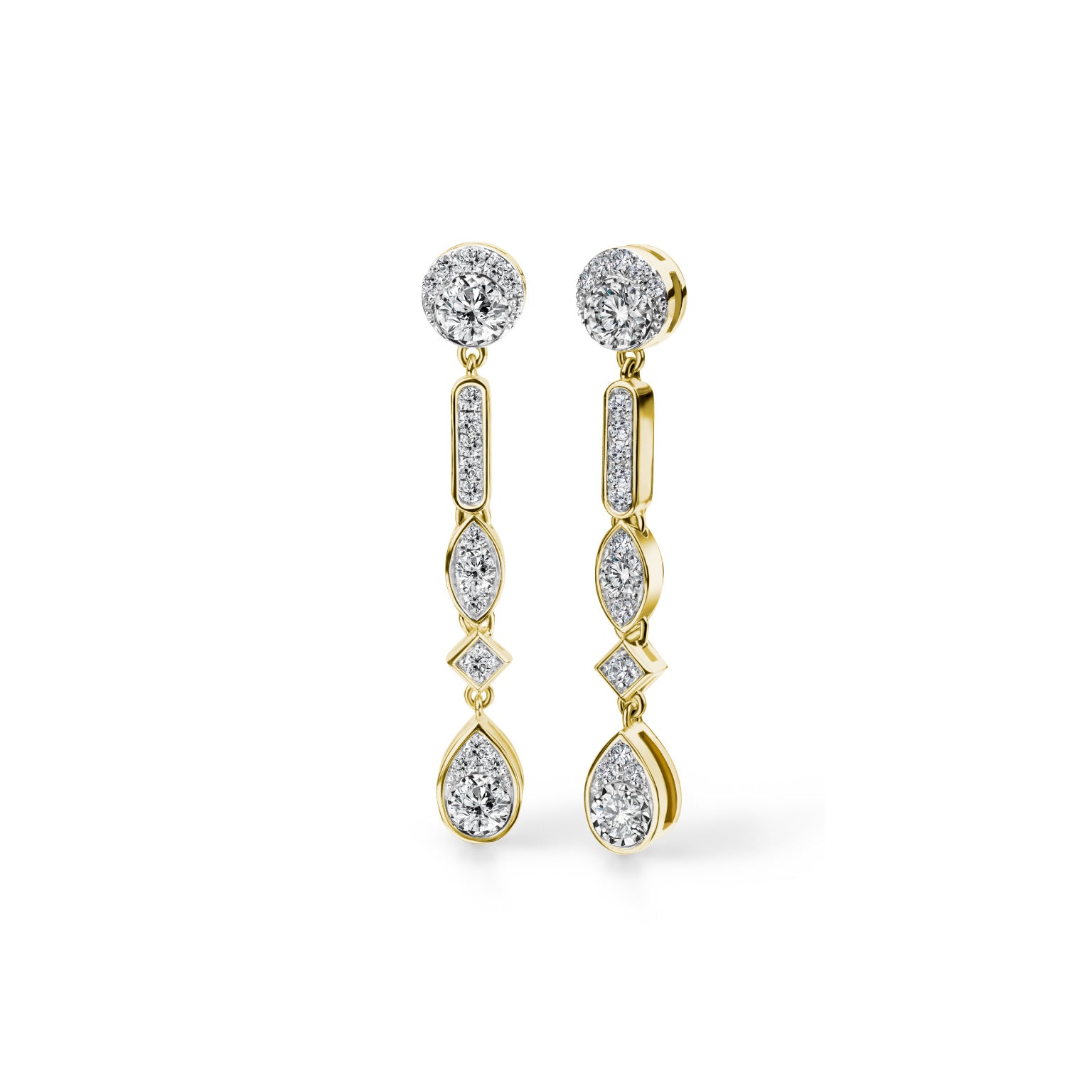 Larme d'Amour Ronde Céleste Diamond Earrings