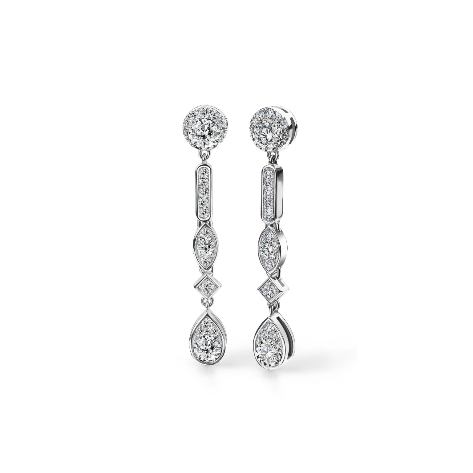 Larme d'Amour Ronde Céleste Diamond Earrings