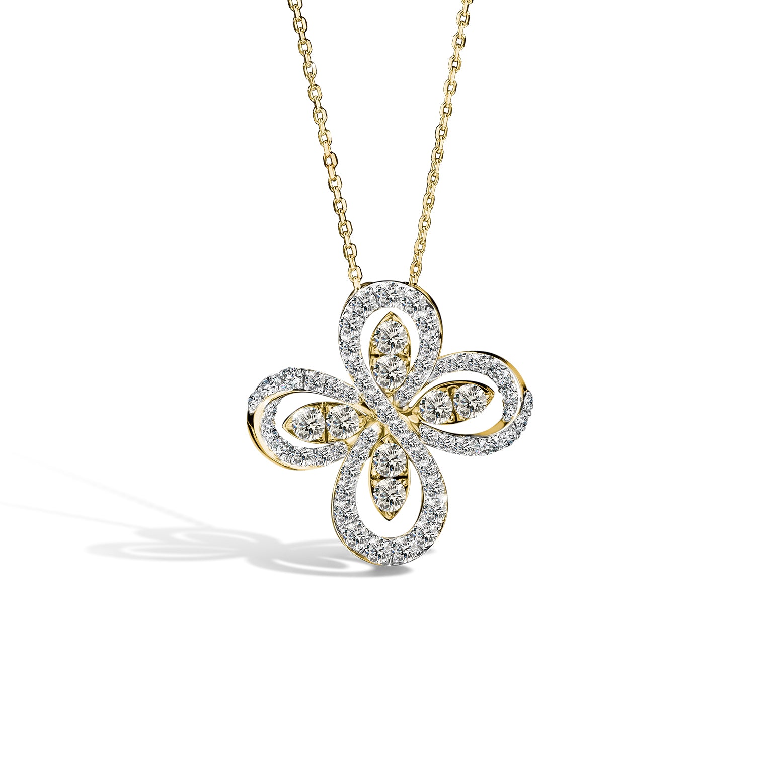 จี้เพชร Lilac Flower Diamond Pendant