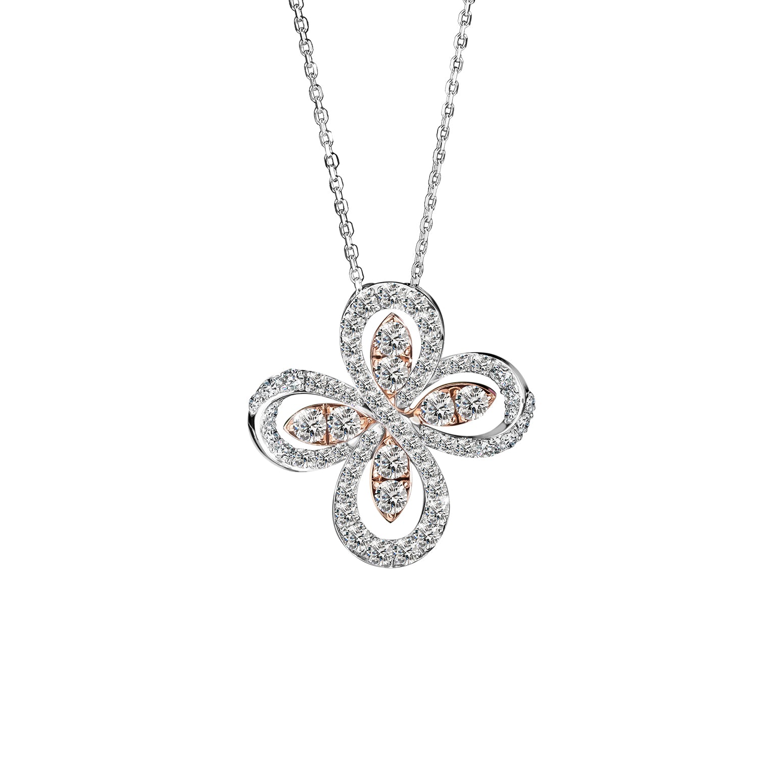 จี้เพชร Lilac Flower Diamond Pendant