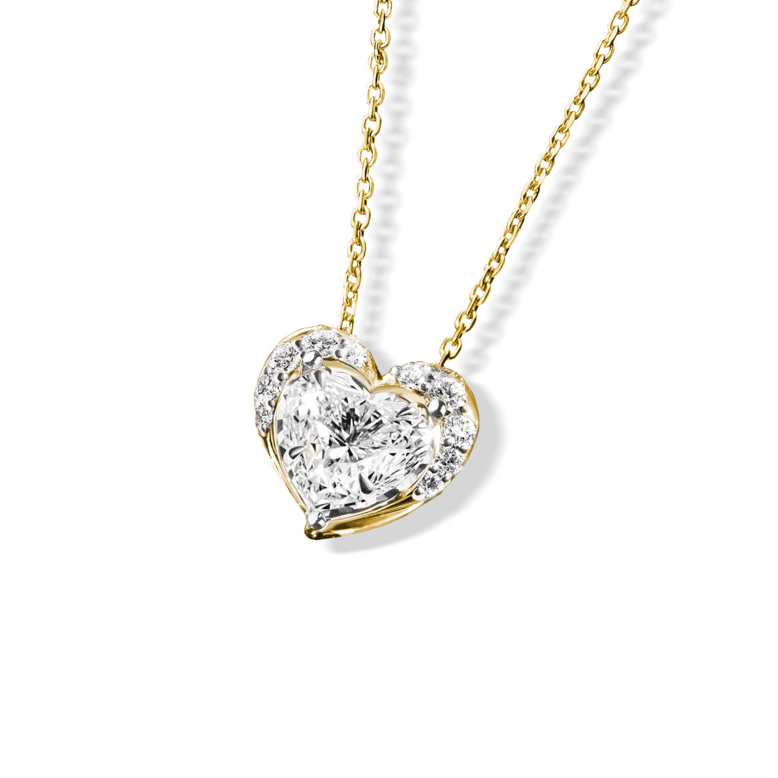 Radiant Me: The Heartfelt Spark Diamond Pendant