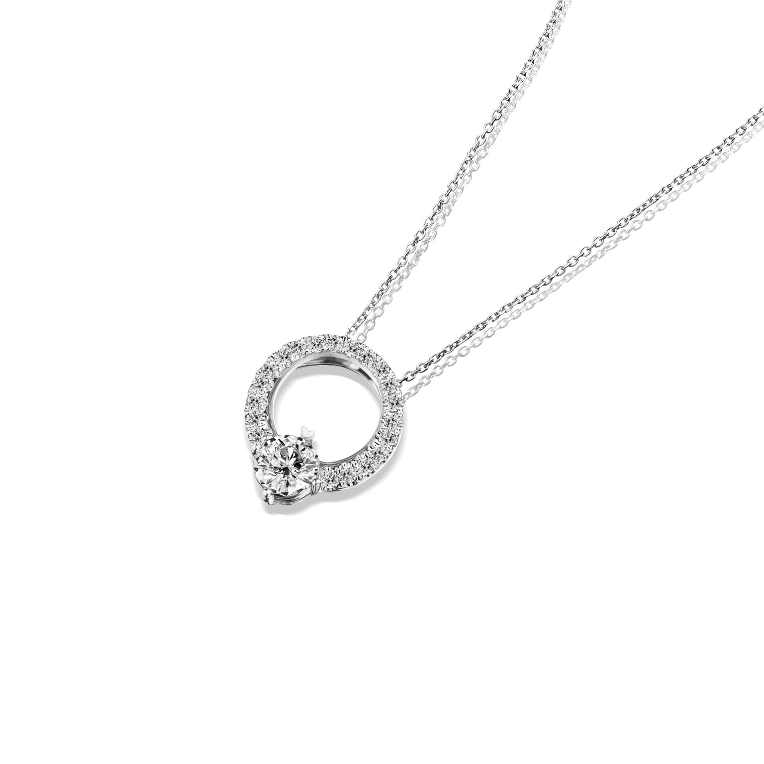 จี้เพชร Victorious Bloom Radiance Pendant