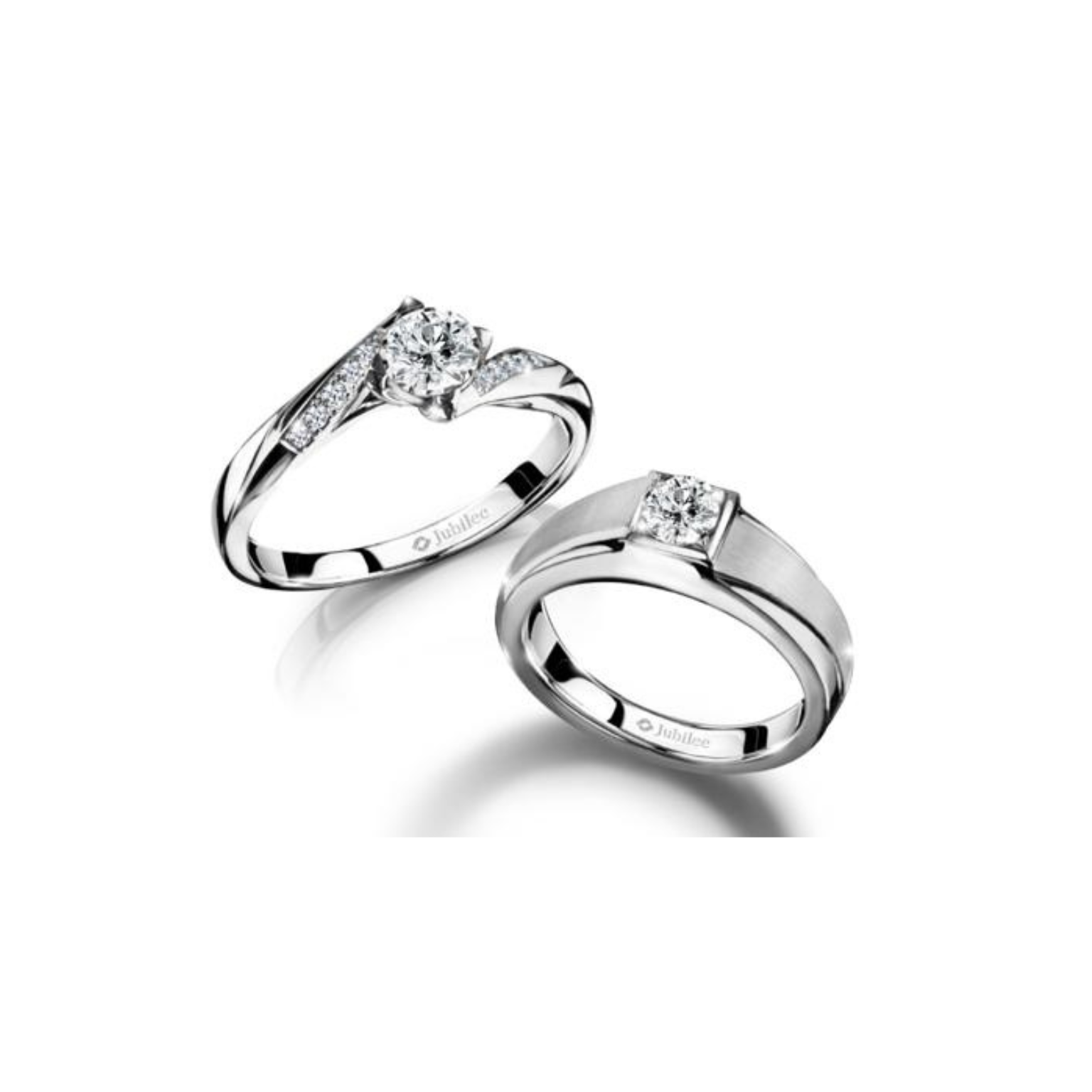 The Excellence of 19 Solitaire Twist Diamond Ring &amp; Stunning Fella Ring